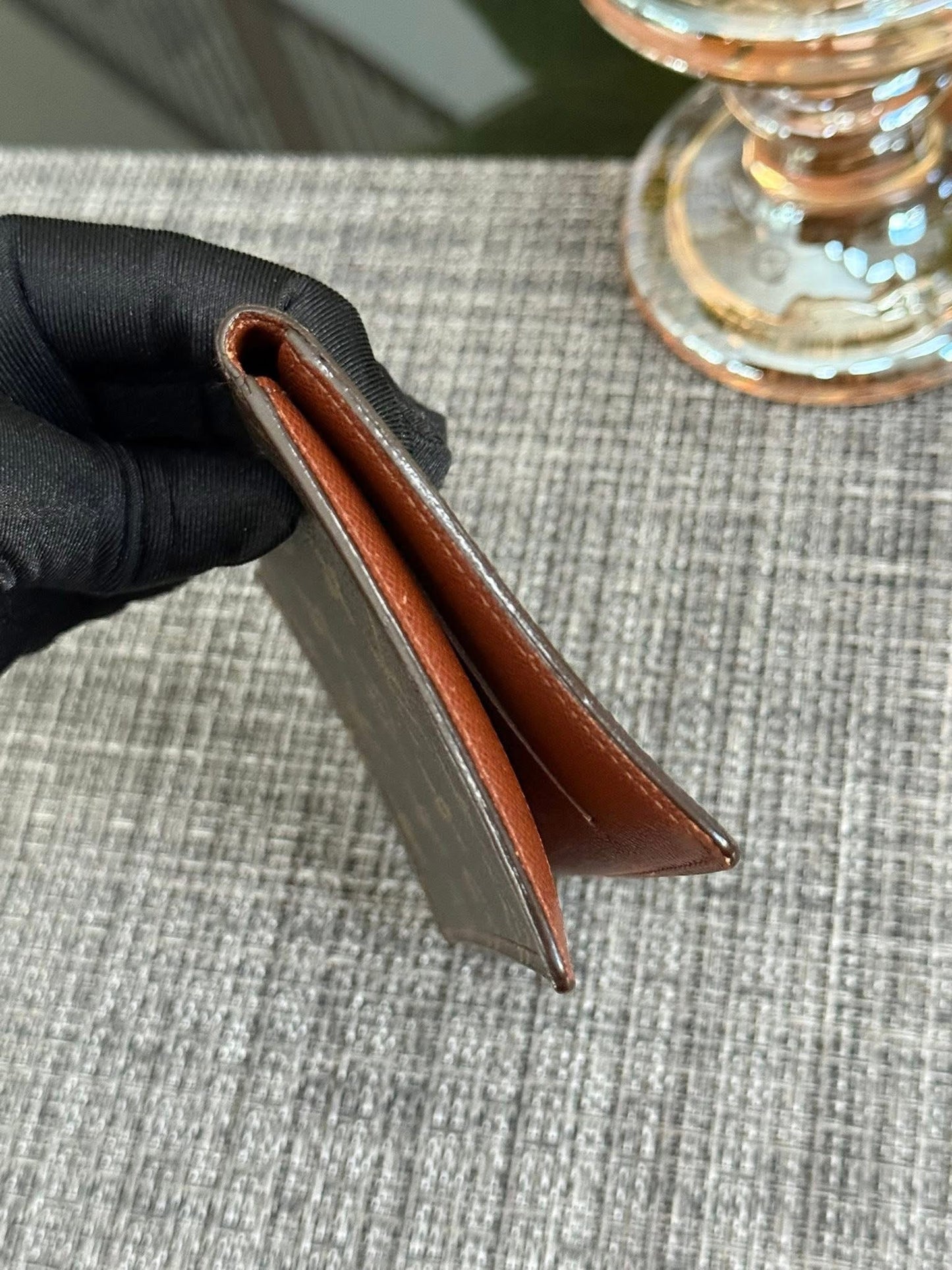 Checkbook Holder in Monogram 🗓️ Year: 2001