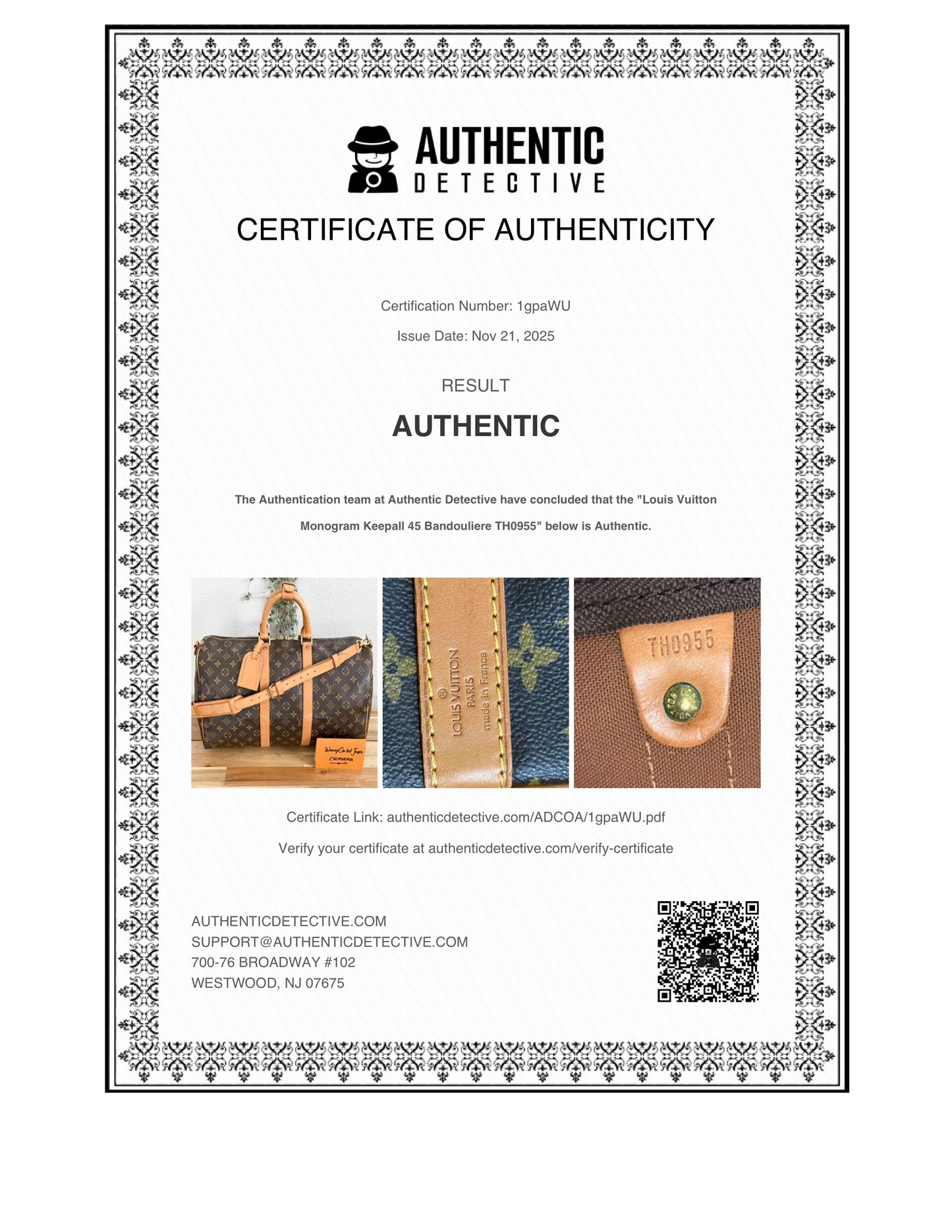 Keepall 45 Bandoulier ๐
Year: 1995