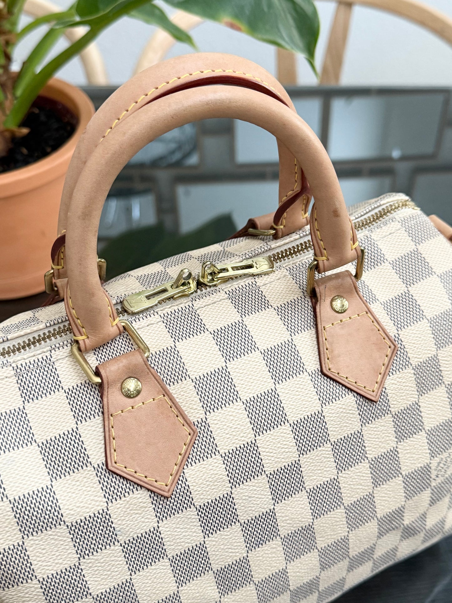 Speedy 25 Bandoulier in Azur with Strap, lock π keys, Dustbag and Insert Organizer ποΈ Year 2013