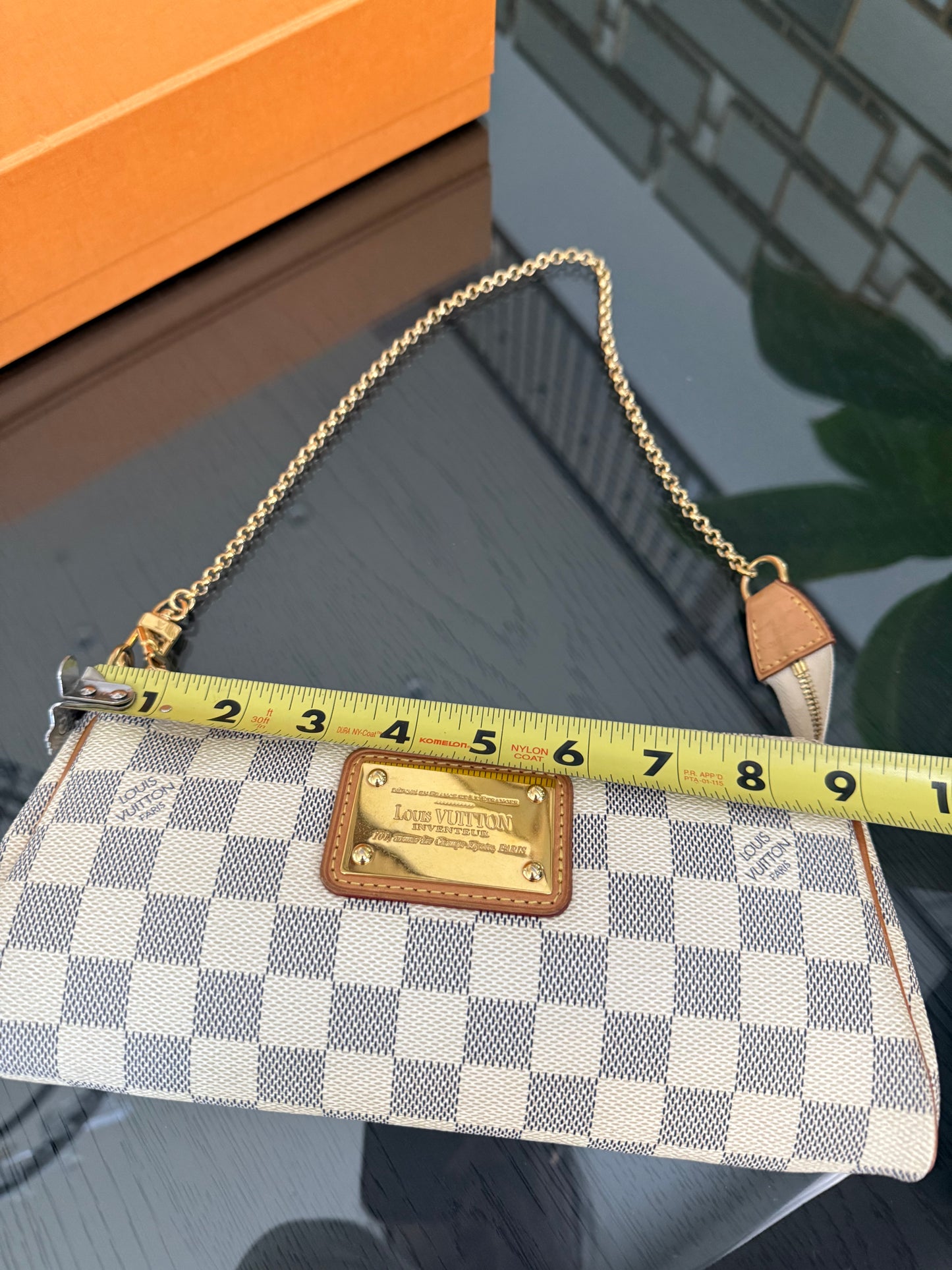 Eva Clutch in Azur with Dustbag and box ๐๏ธ Year: 2010