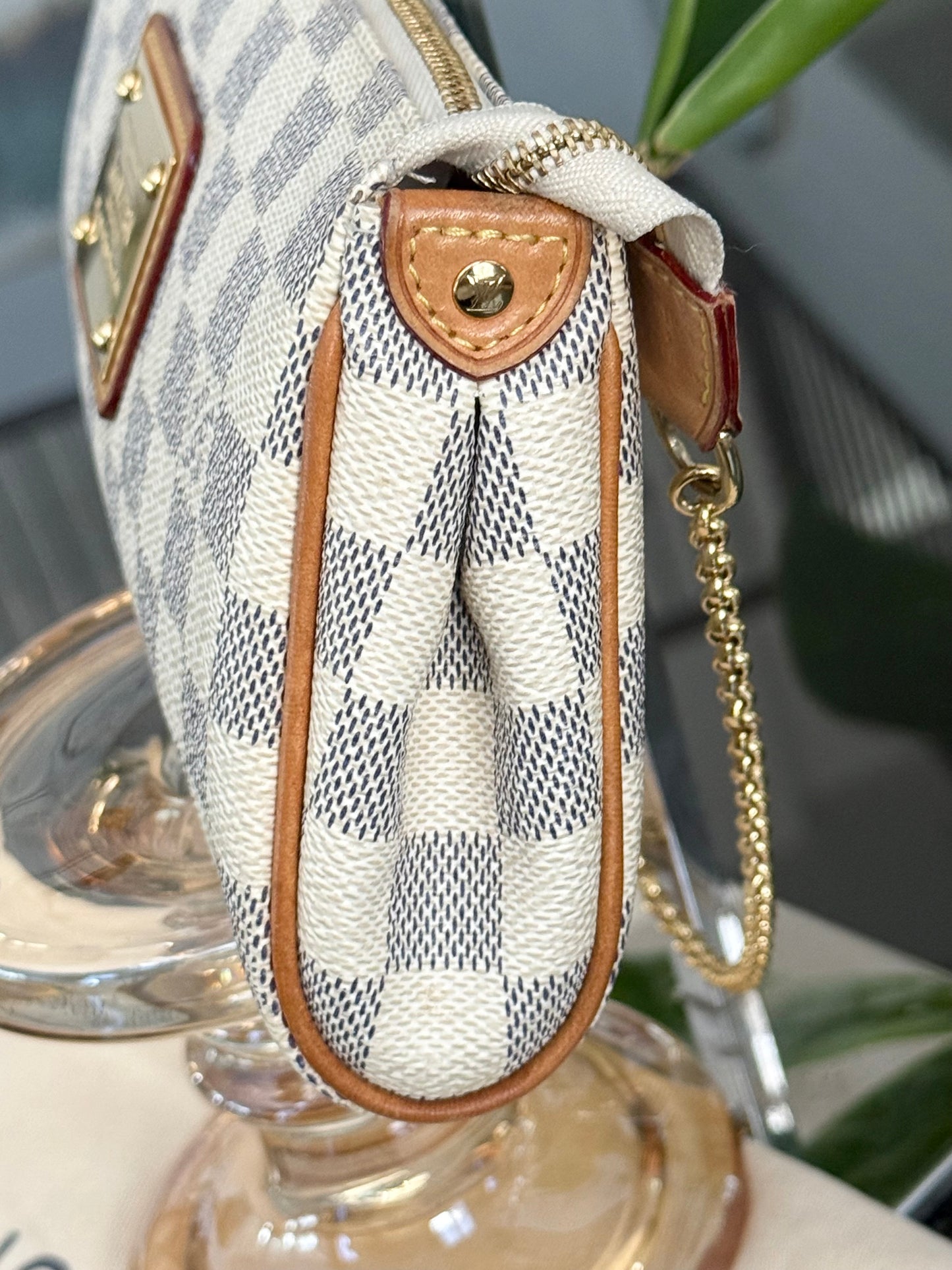 Eva Clutch in Azur with Dustbag and box ๐๏ธ Year: 2010