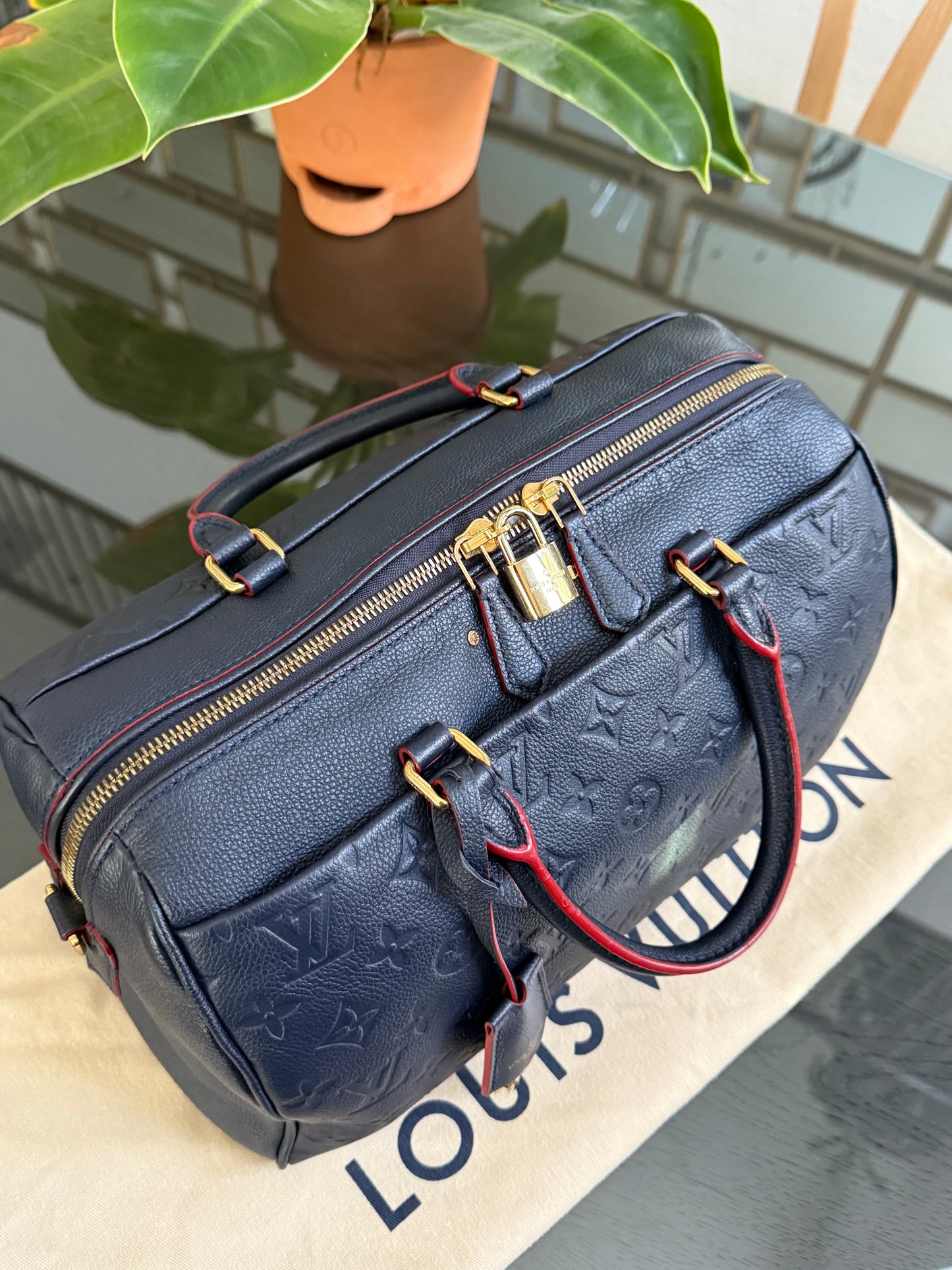 Empreinte Speedy 30 Bandoulier Marine Rouge with Dustbag ๐๏ธ Year: 2016