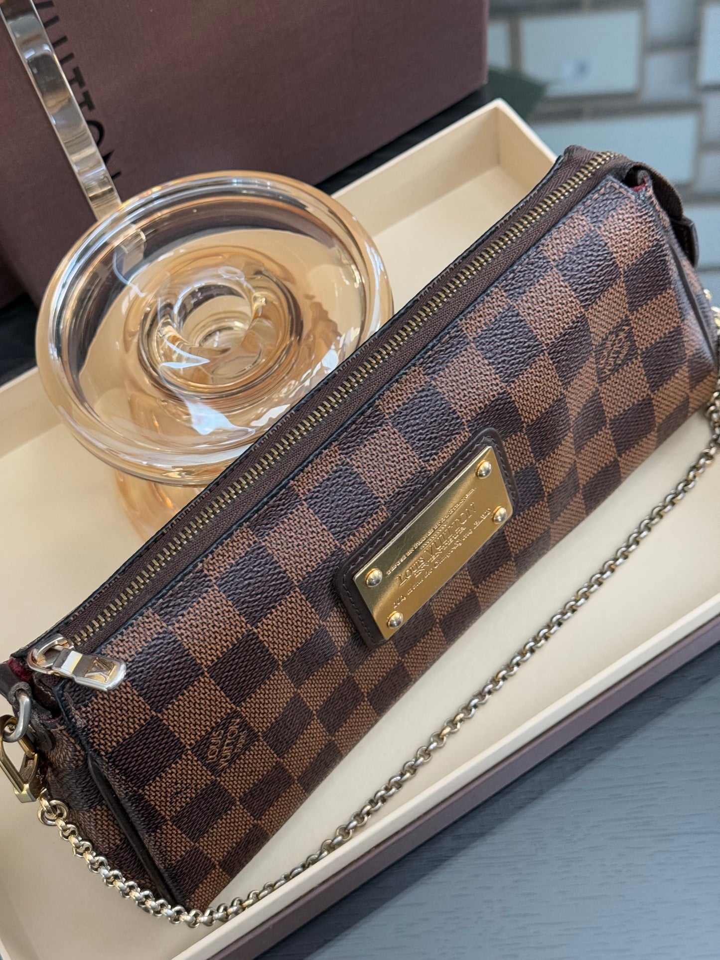Eva Clutch in DE with Dustbag,Box and Paper bag-๐๏ธ Year: 2010