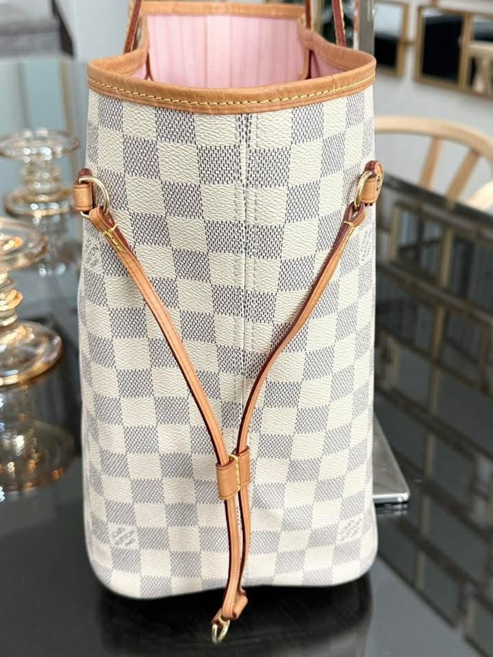 Neverfull MM in Rose Ballerine w/ Dustbag, Receipt and Insert Organizer -ποΈ Microchip