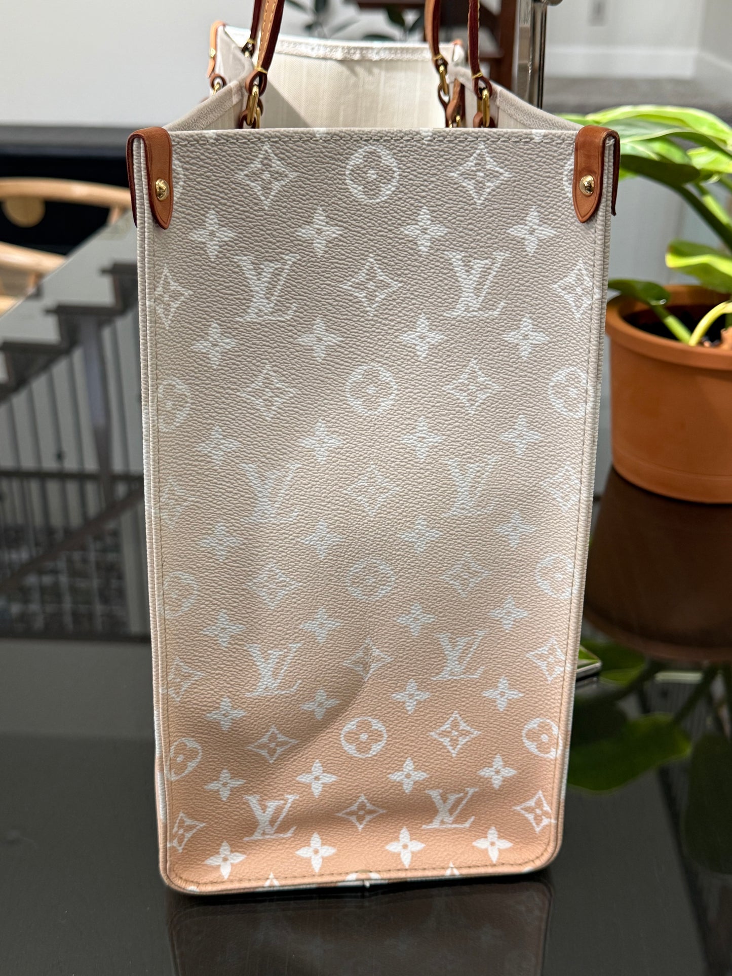 On The Go GM By The Pool in Monogram with Dustbag and Insert Organizer -Microchip