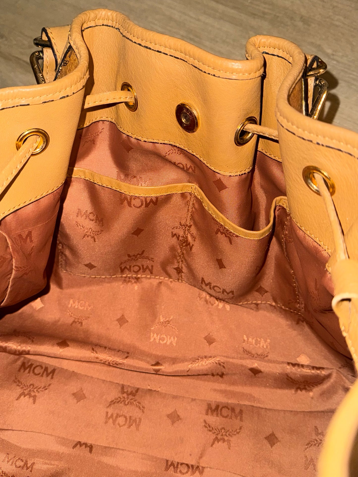 MCM Bucket Bag (No Strap)
