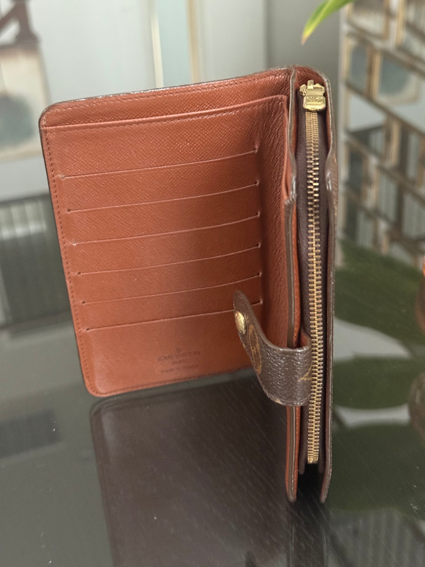 Monogram Papier Zip Passport Wallet -๐๏ธ Year: 1997