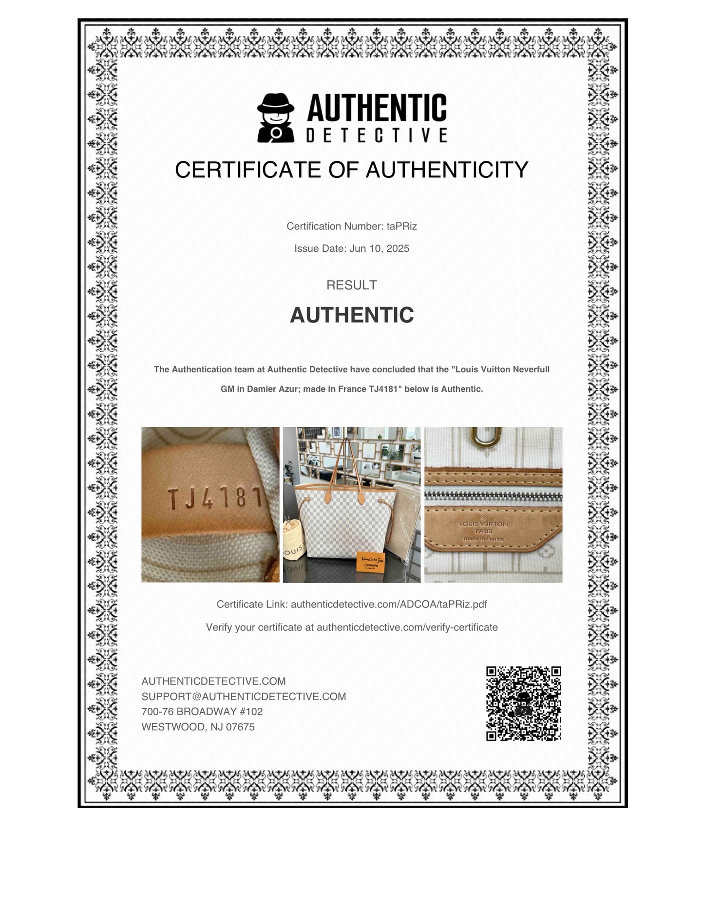 Neverfull GM in Azur with Dustbag Insert Organizer 🗓️ Year: 2011