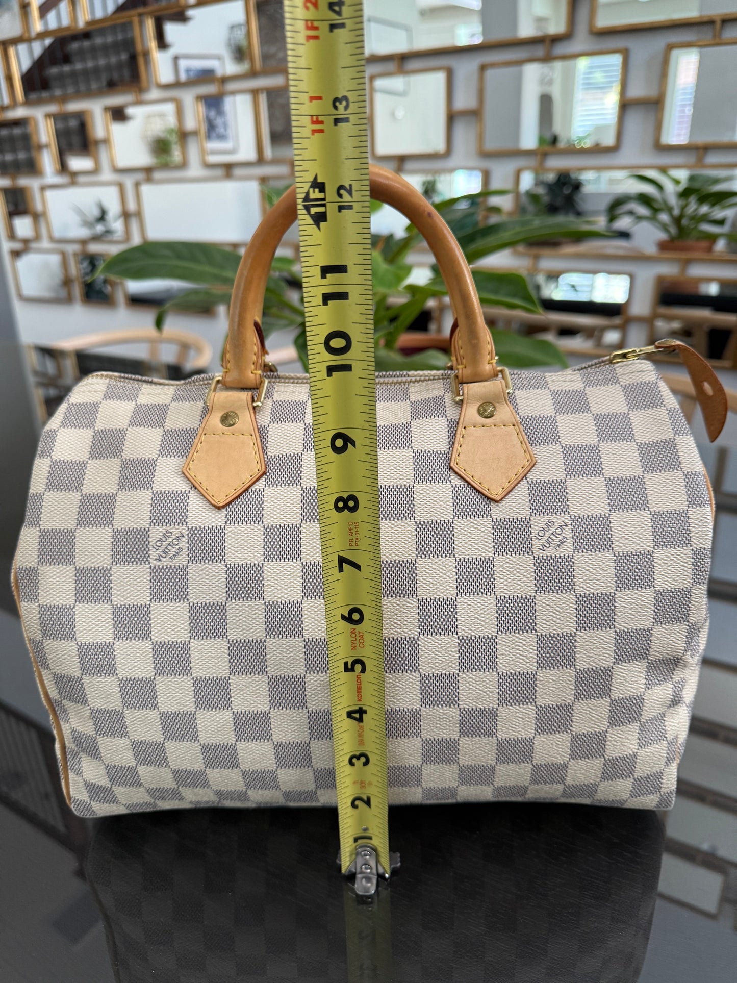 Speedy 30 in Damier Azur with lock π key, Dustbag and Insert Organizer -ποΈ Year 2007