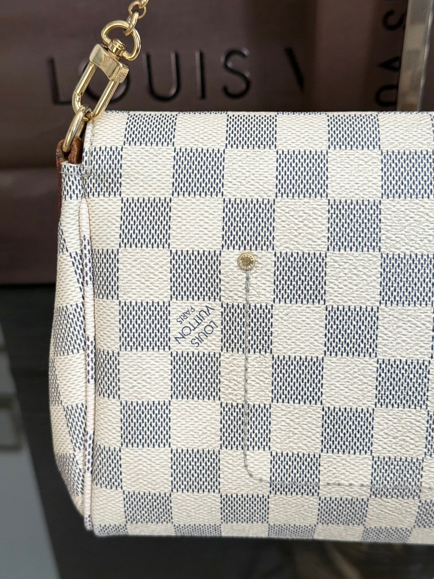 Favorite MM in Azur with Dustbag, Insert Organizer, Box and Paper bag -Year: 2015