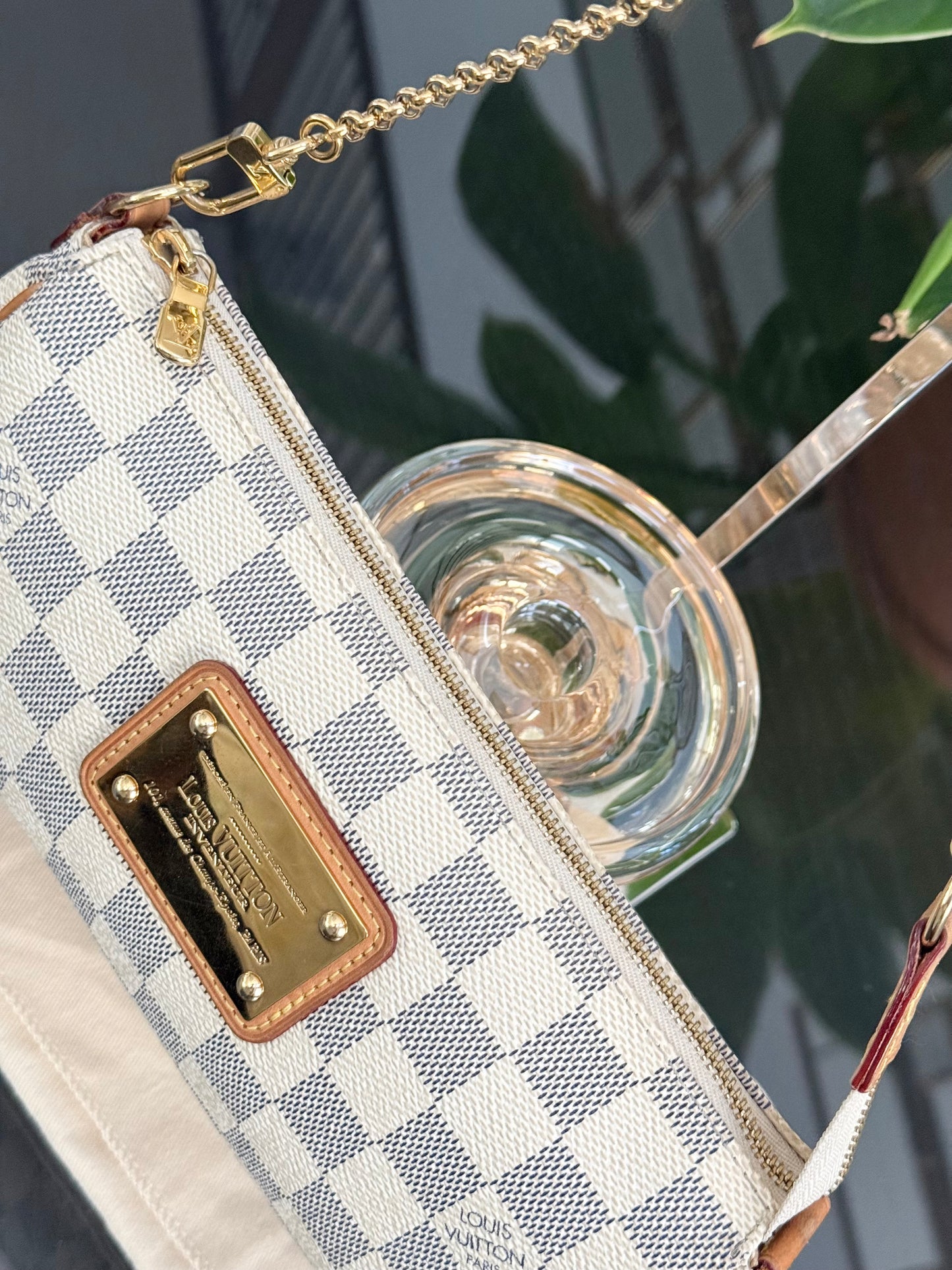 Eva Clutch in Azur with Dustbag and box ๐๏ธ Year: 2010