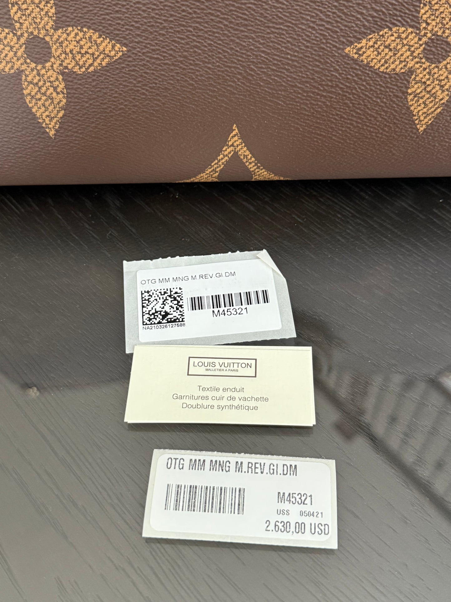 On The Go MM in Monogram with Dustbag -Microchip