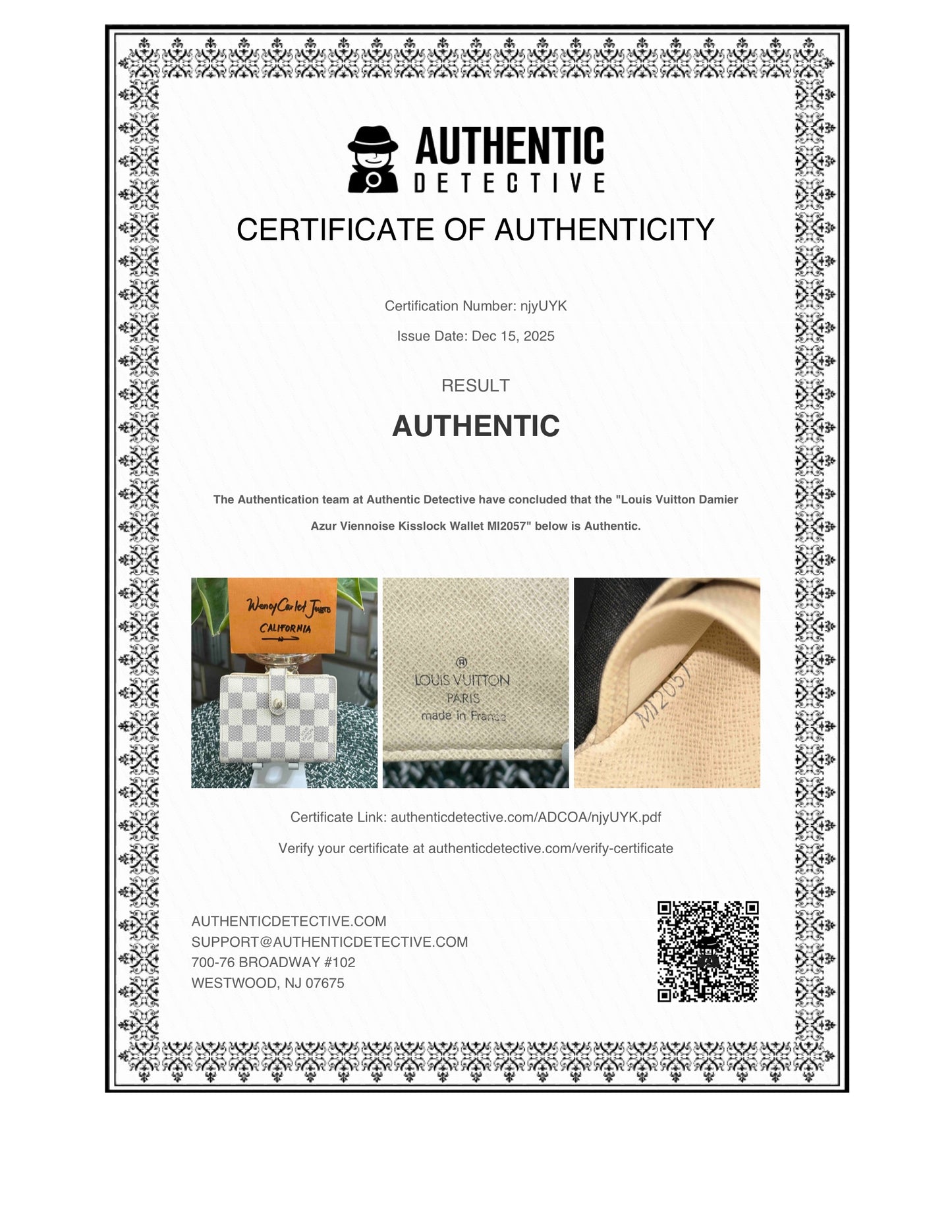 Kisslock Wallet in Azur 🗓️ Year: 2007