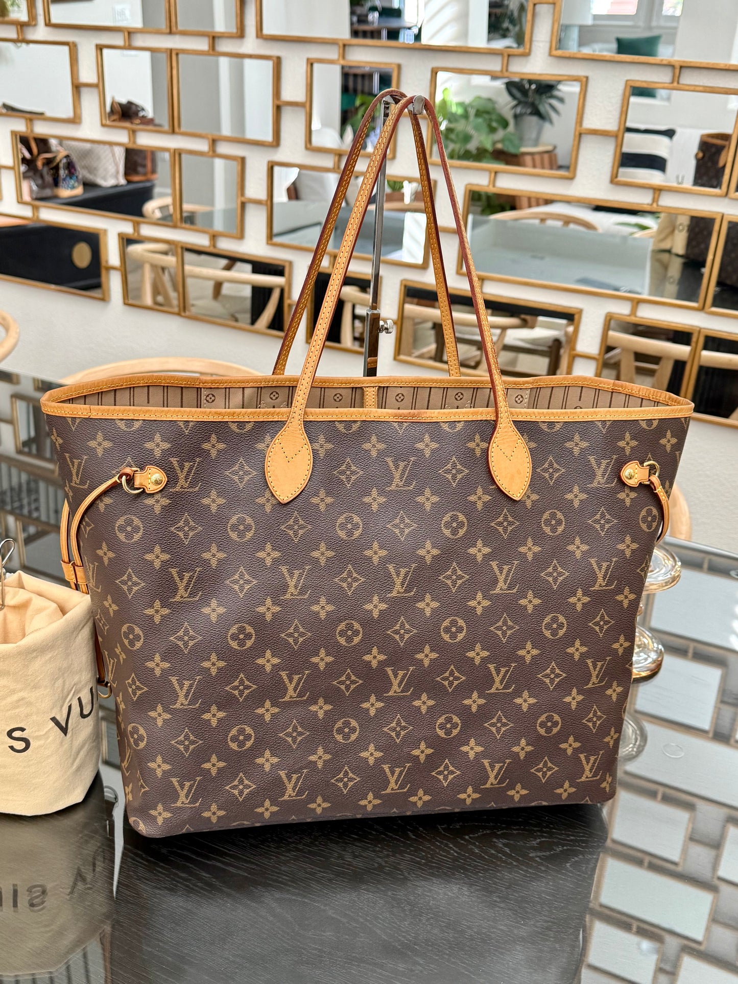 Neverfull GM with Dustbag Insert Organizer 🗓️ Year: 2013