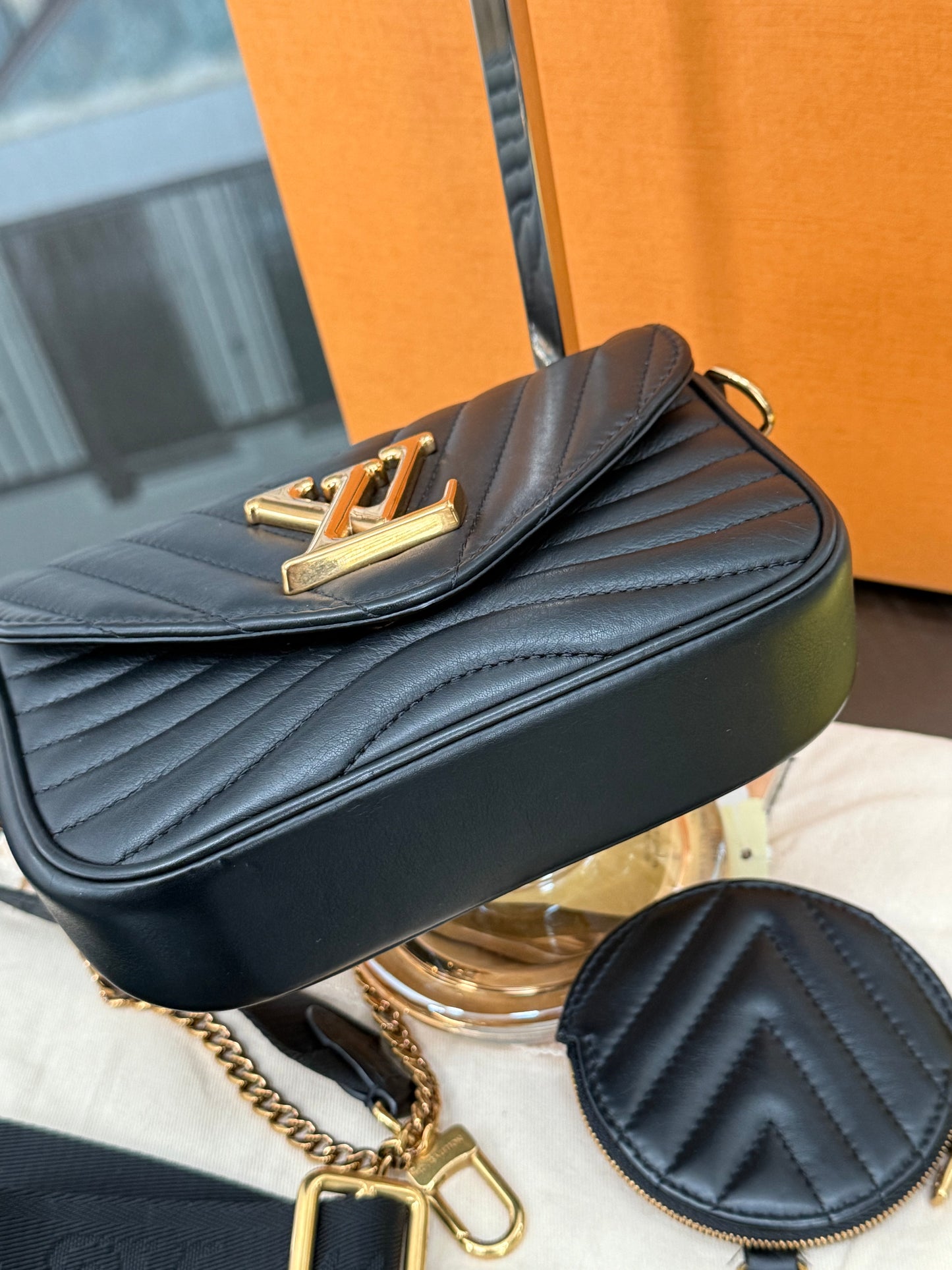 Multi Pochette New Wave Noir with Box, Dustbag and Paper bag