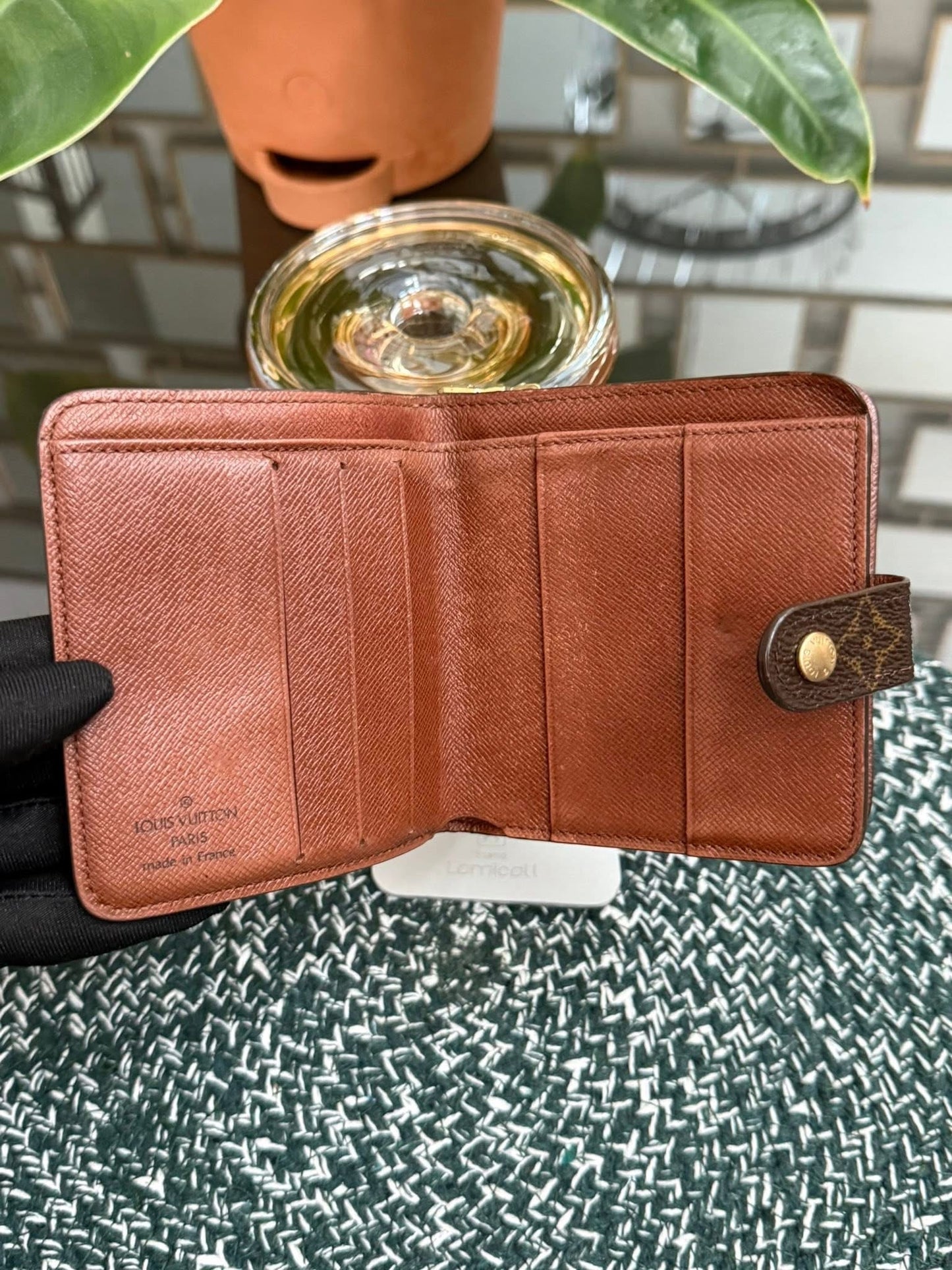 Monogram Zip Around Compact Wallet ๐๏ธ Year: 1999