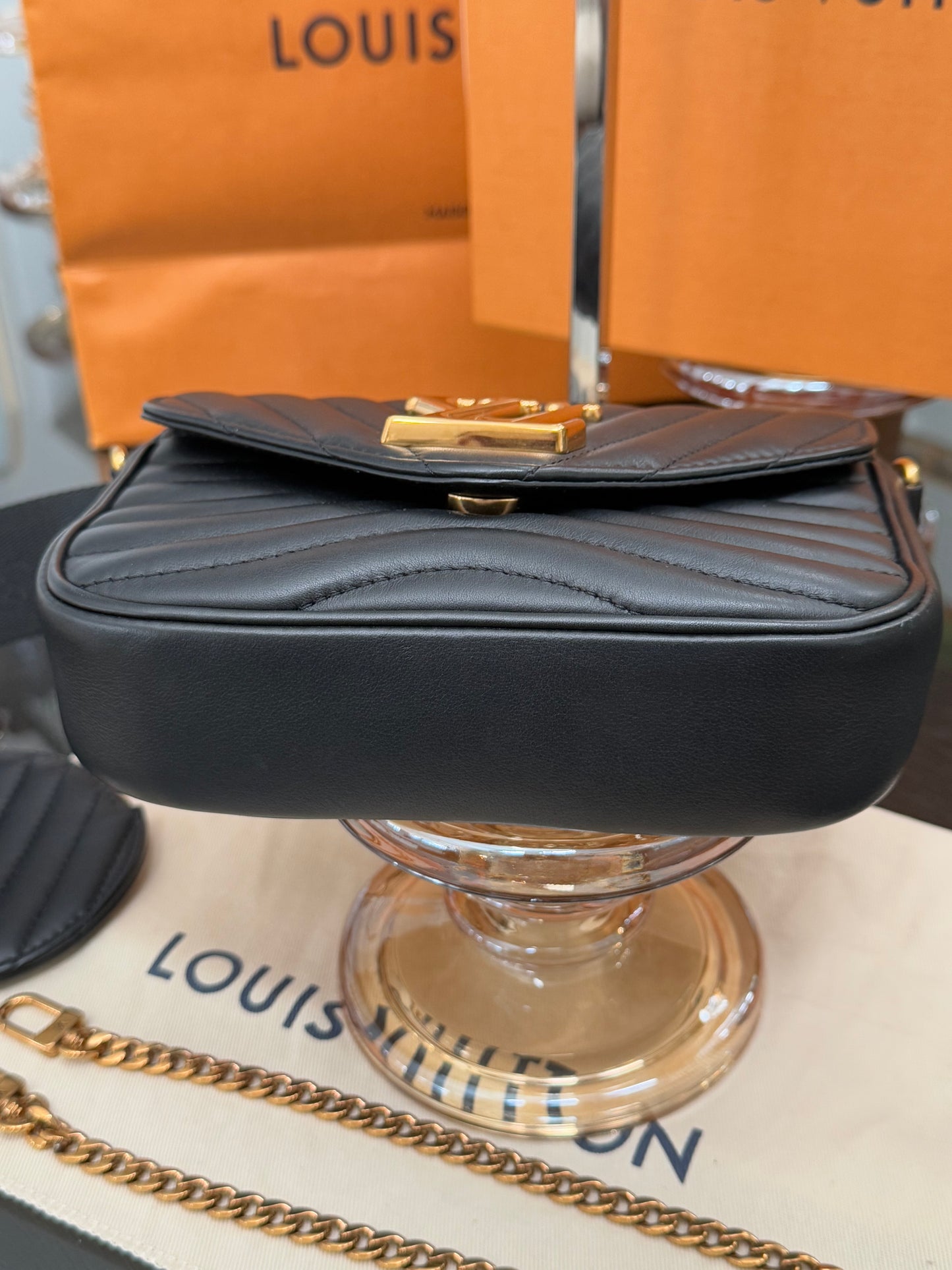 Multi Pochette New Wave Noir with Box, Dustbag and Paper bag -Microchip & Authenticed