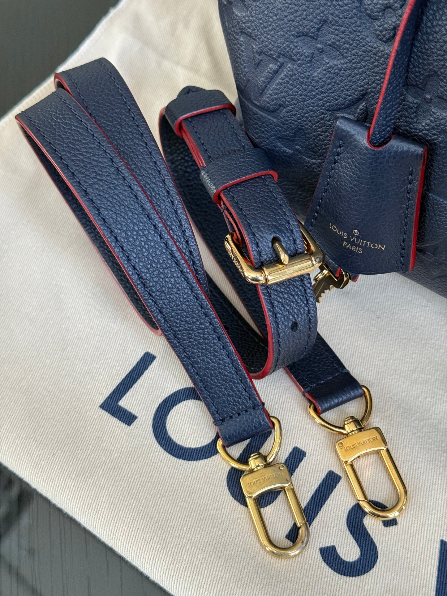 Empreinte Speedy 30 Bandoulier Marine Rouge with Dustbag ๐๏ธ Year: 2016