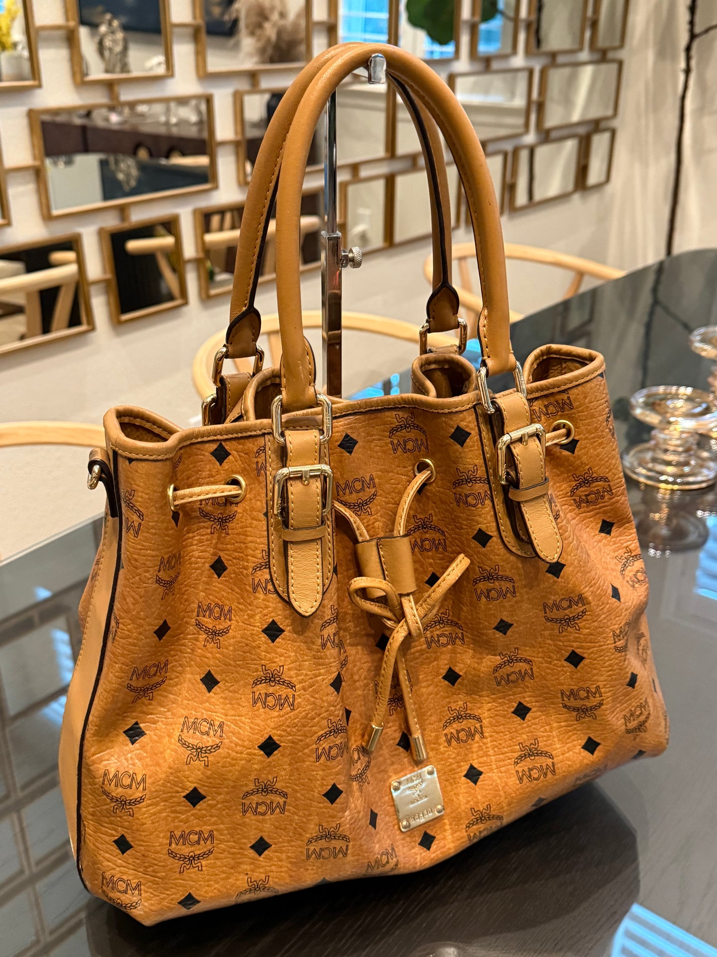 MCM Bucket Bag (No Strap)