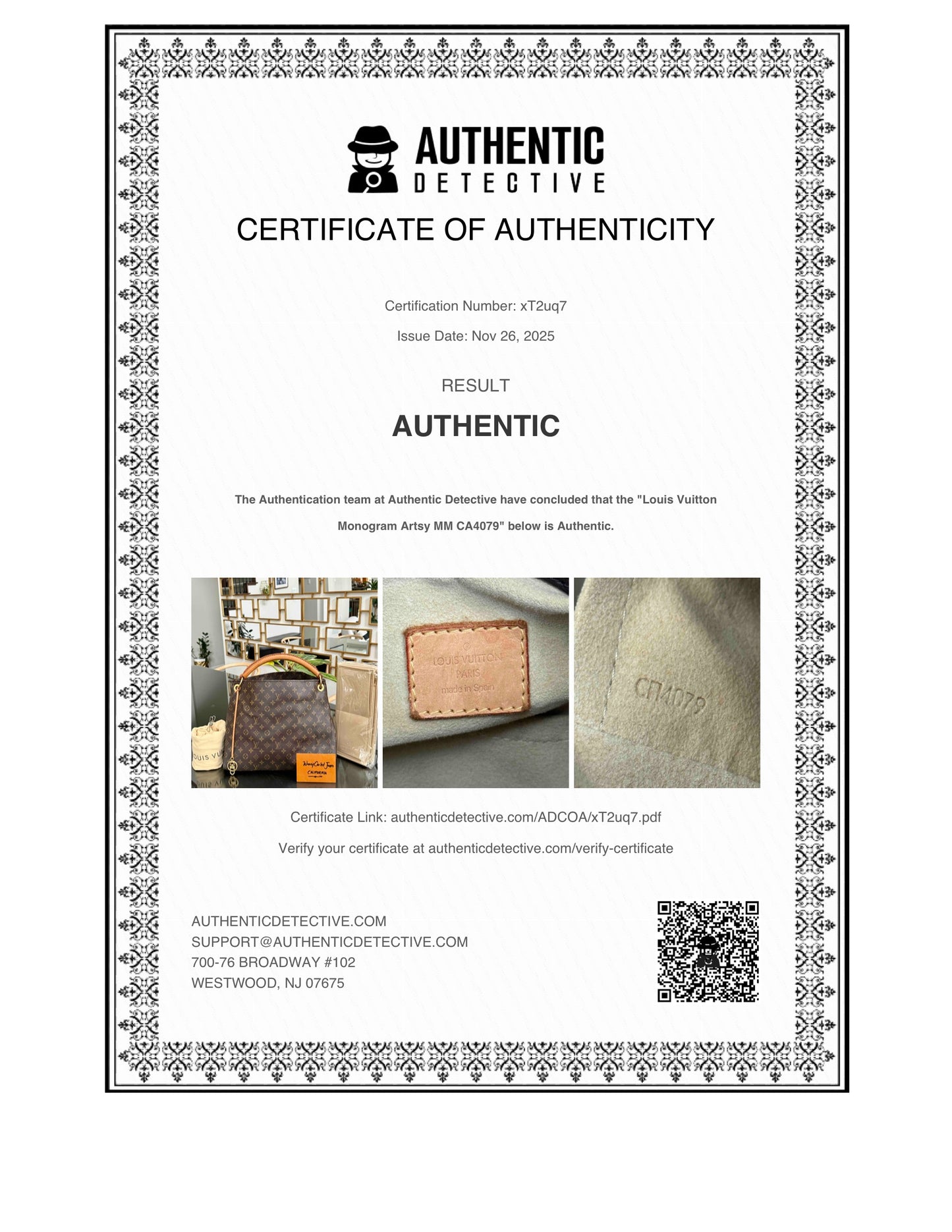 Artsy MM with Dustbag and Insert Organizer 🗓️ Year: 2012