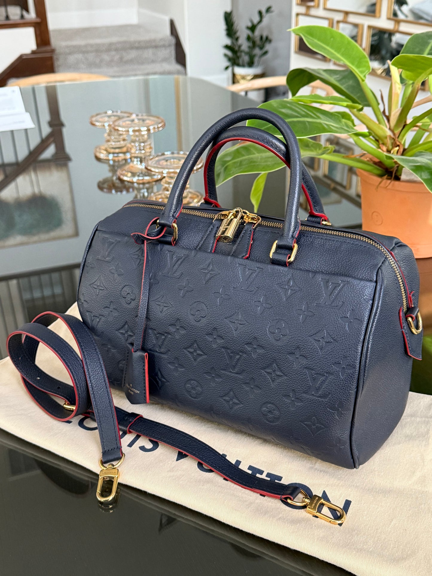 Empreinte Speedy 30 Bandoulier Marine Rouge with Dustbag ๐๏ธ Year: 2016