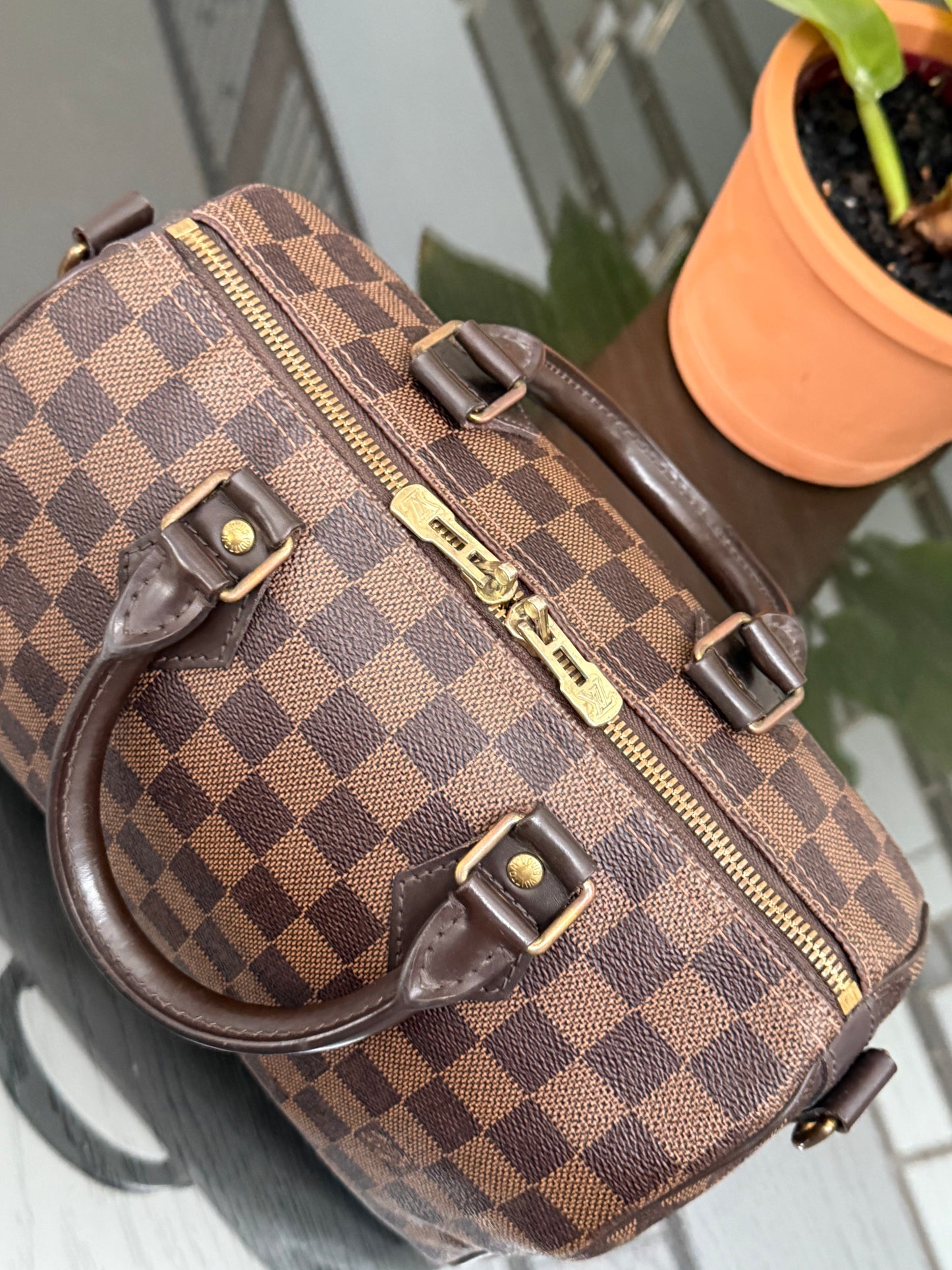Speedy 25 Bandoulier in DE with Dustbag and Insert Organizer -🗓️ Year: 2013