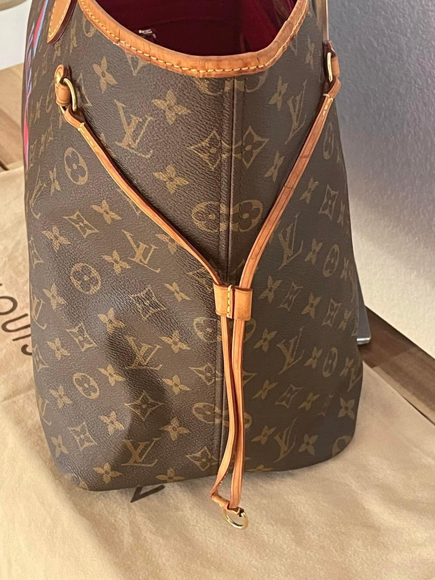 Neverfull GM in Peony with Dustbag - ๐
Year: 2011