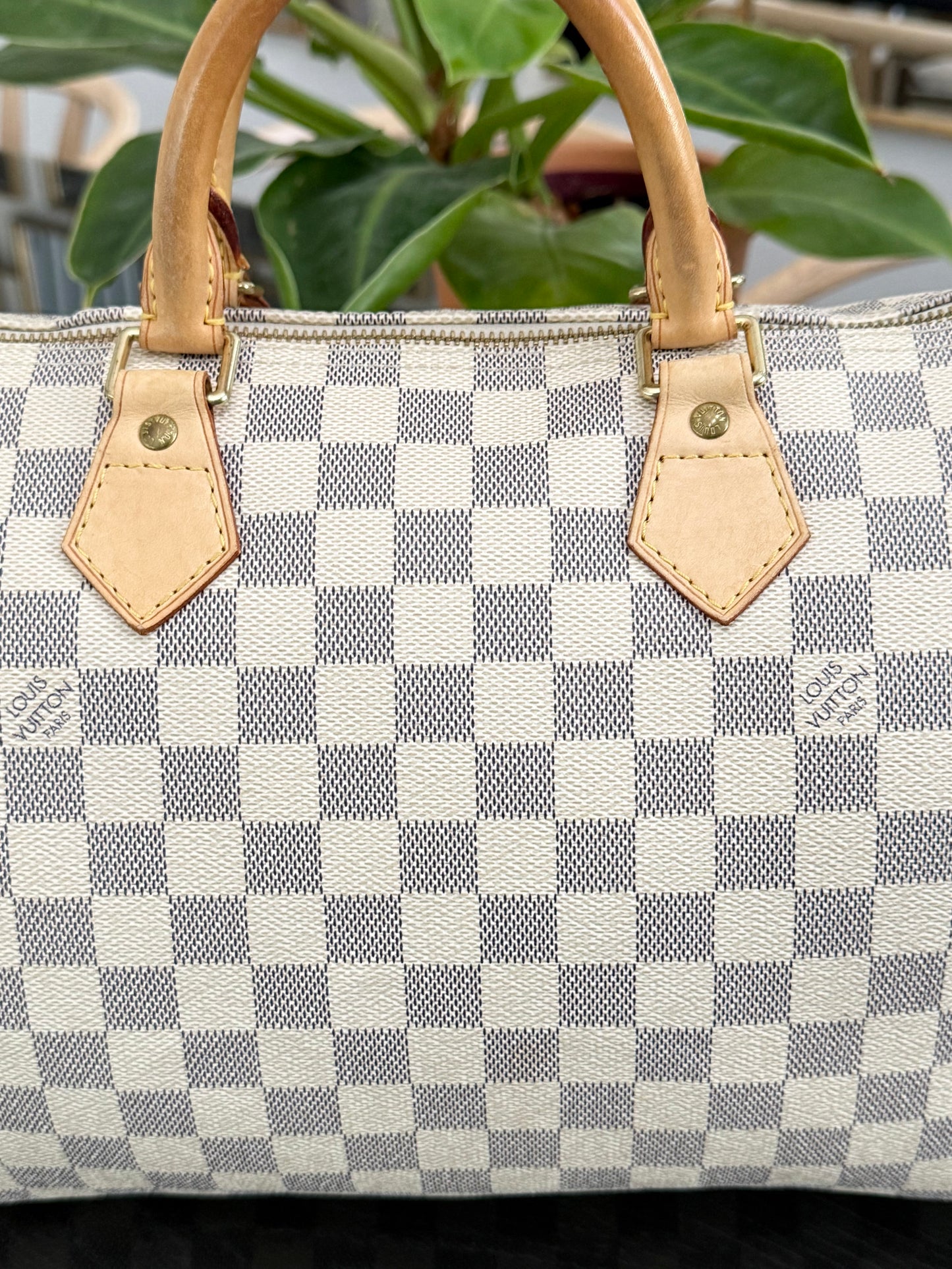 Speedy 30 in Damier Azur with lock π key, Dustbag and Insert Organizer -ποΈ Year 2007