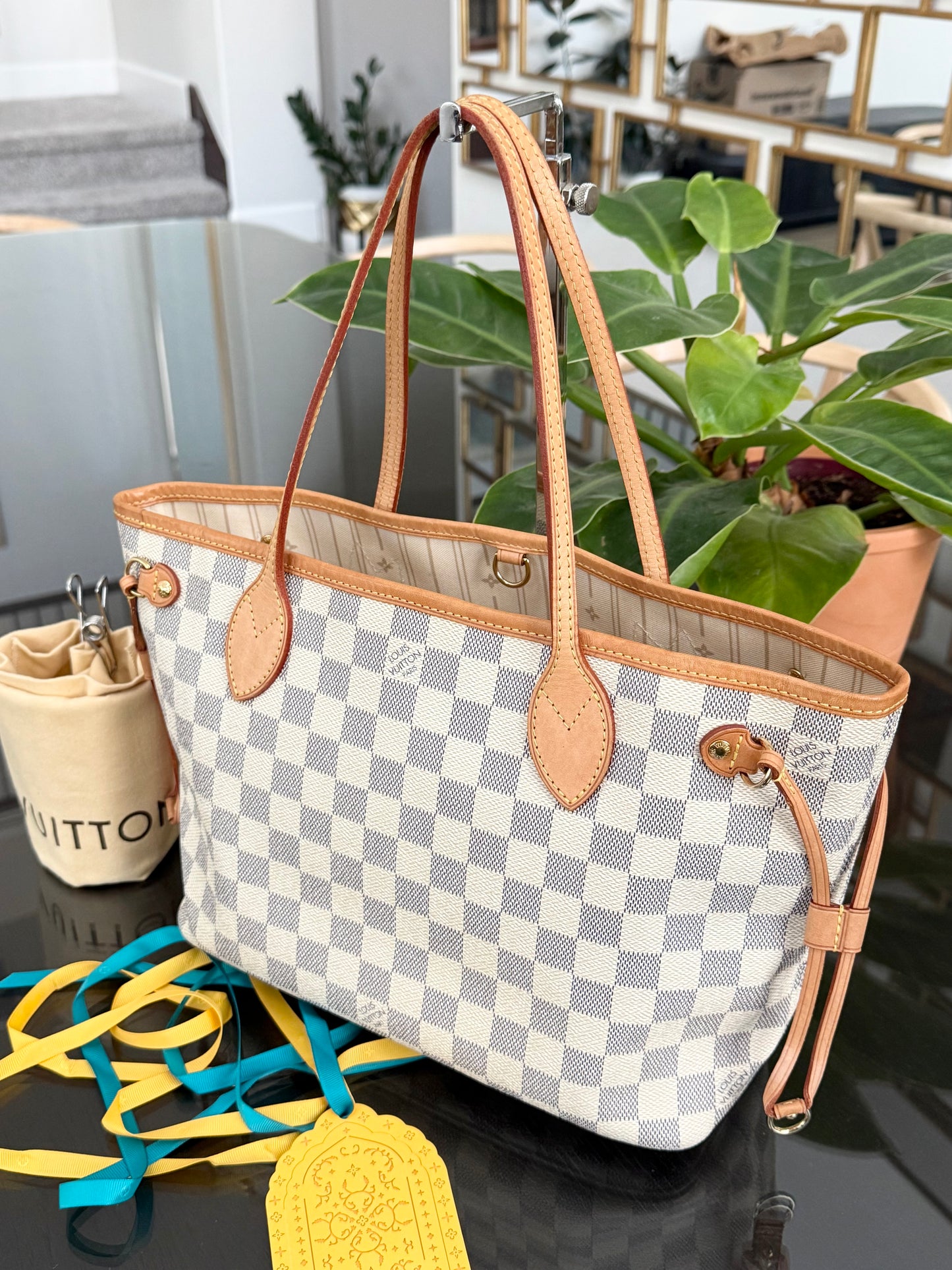 Neverfull PM in Azur with Dustbag and Insert Organizer ๐๏ธ Year: 2012