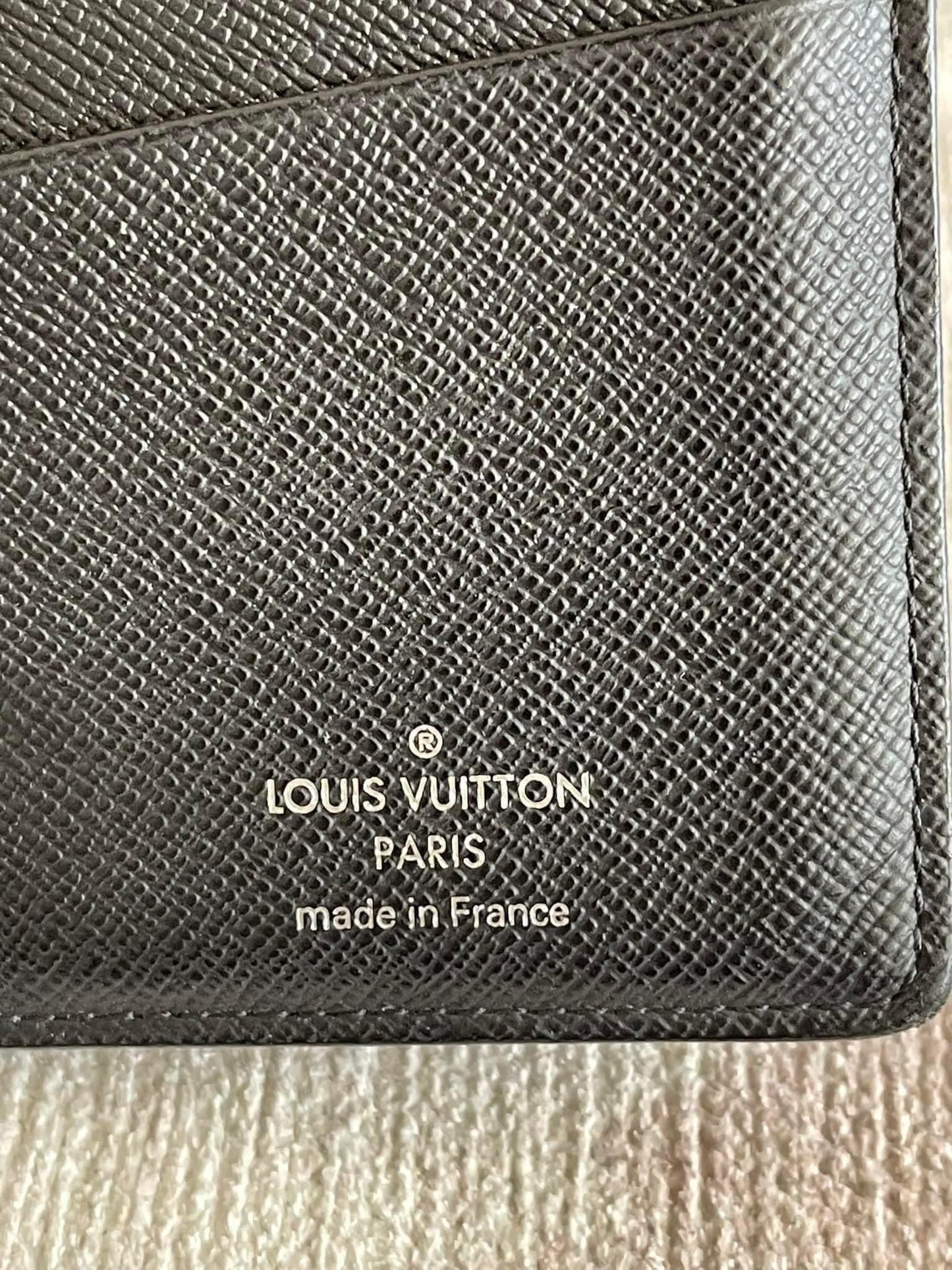 Brazza Wallet in Damier Graphite -Year 1999