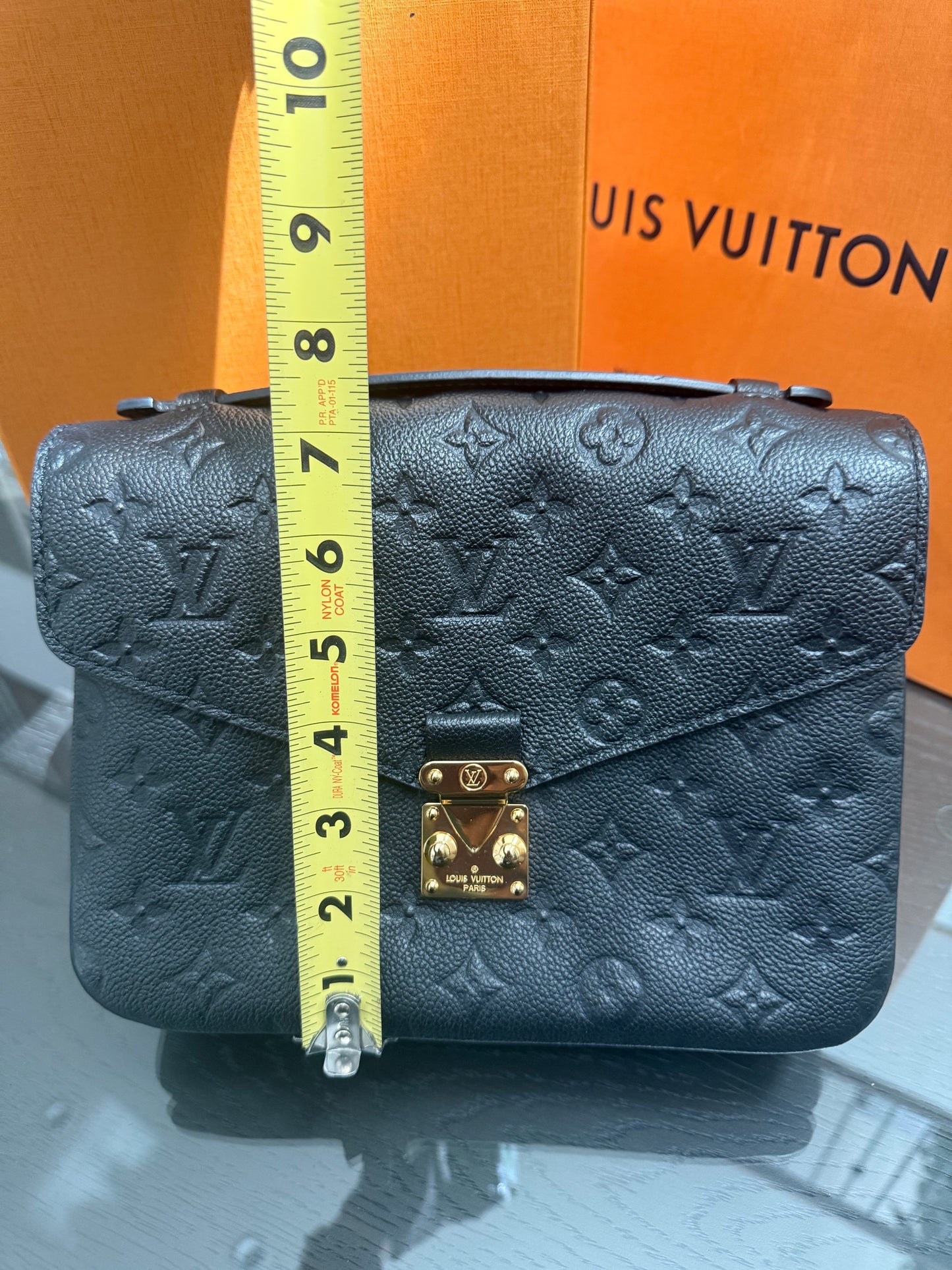 Pochette Metis Empriente Noir with Box, Dustbag, Receipt and Paper bag -Microchip & Authenticed