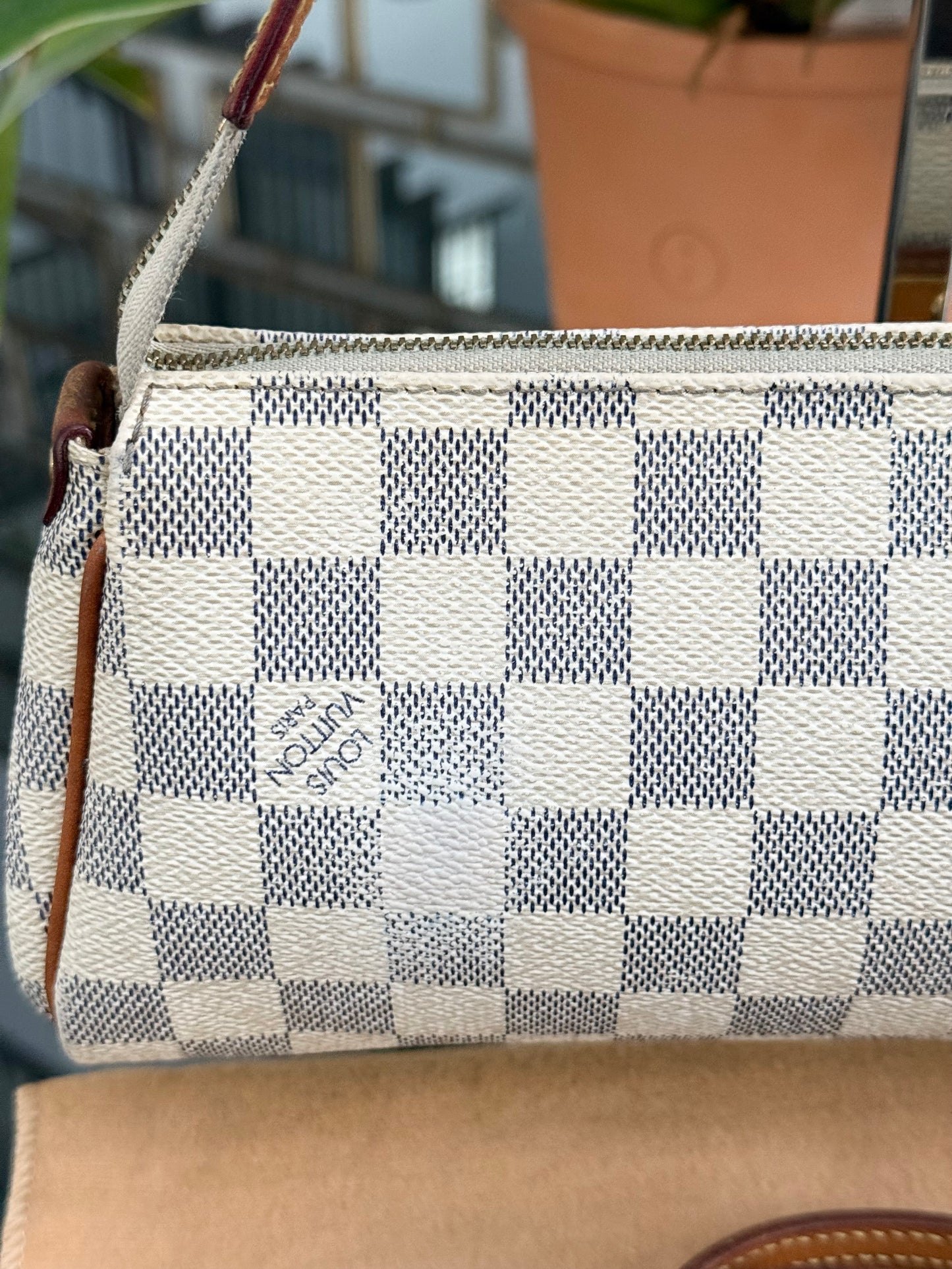 Eva Clutch in Azur with Dustbag , box and Paper bag-๐๏ธ Year: 2011