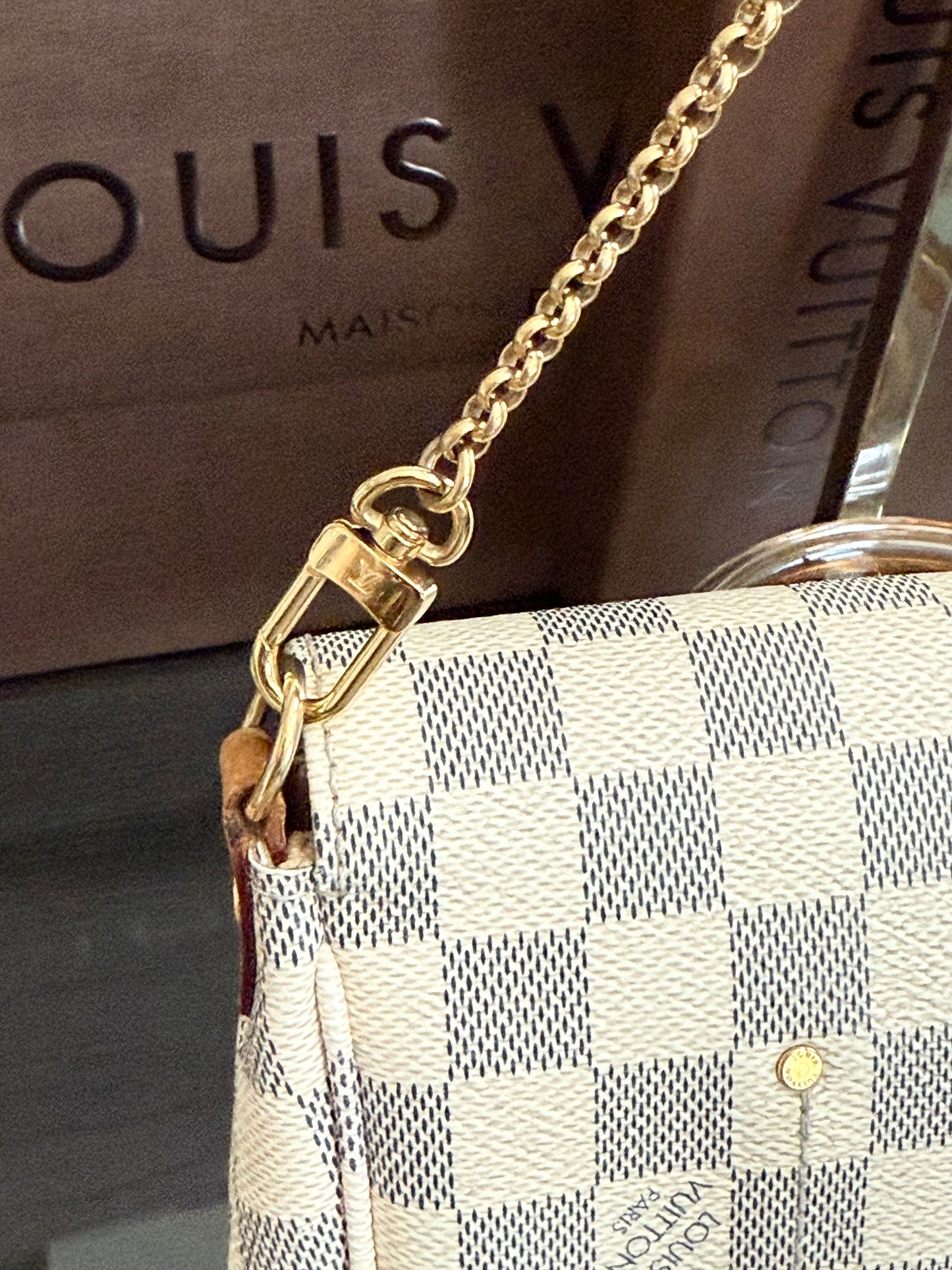 Favorite MM in Azur with Dustbag, Insert Organizer, Box and Paper bag -Year: 2015
