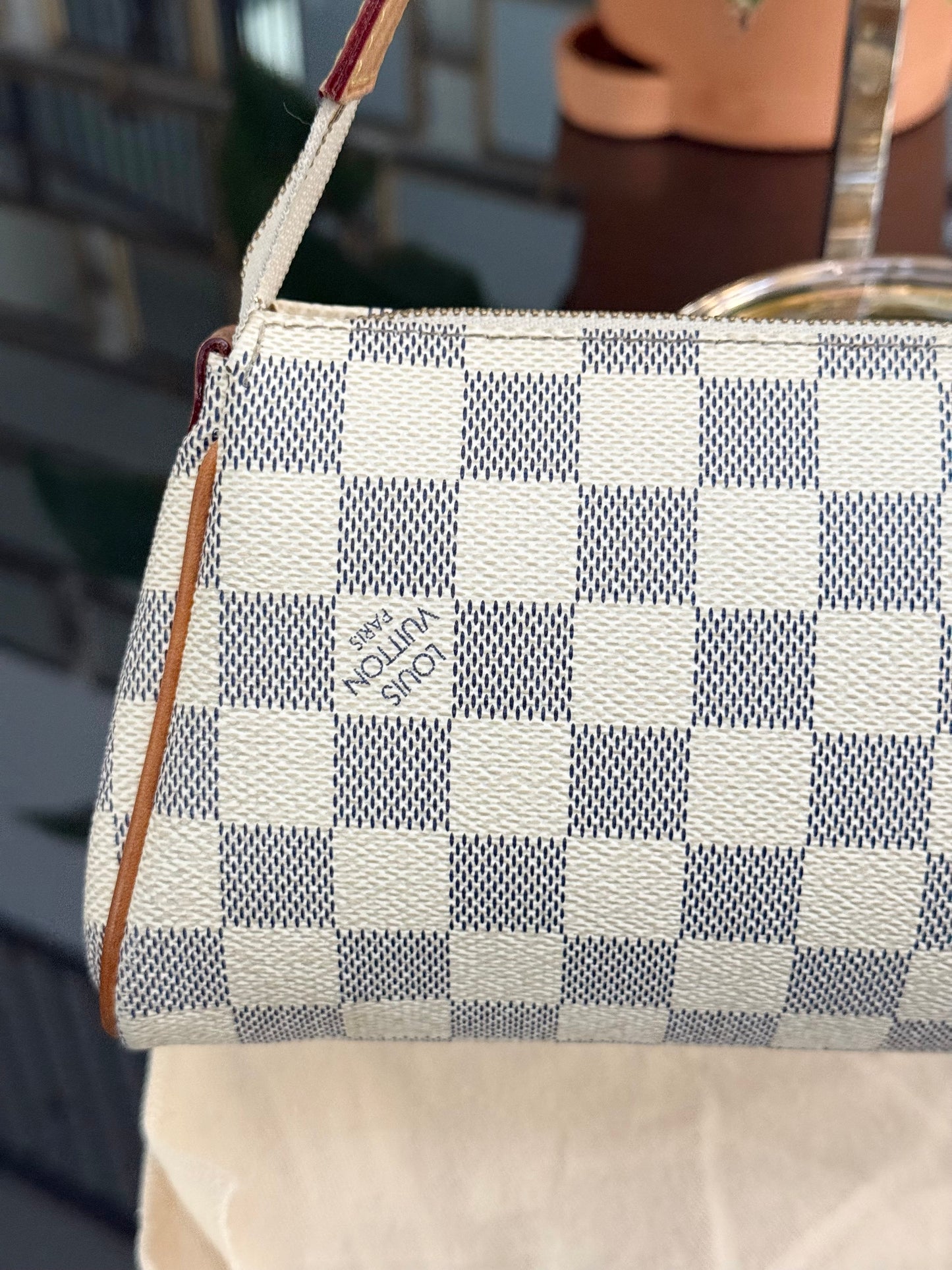 Eva Clutch in Azur with Dustbag and box ๐๏ธ Year: 2010