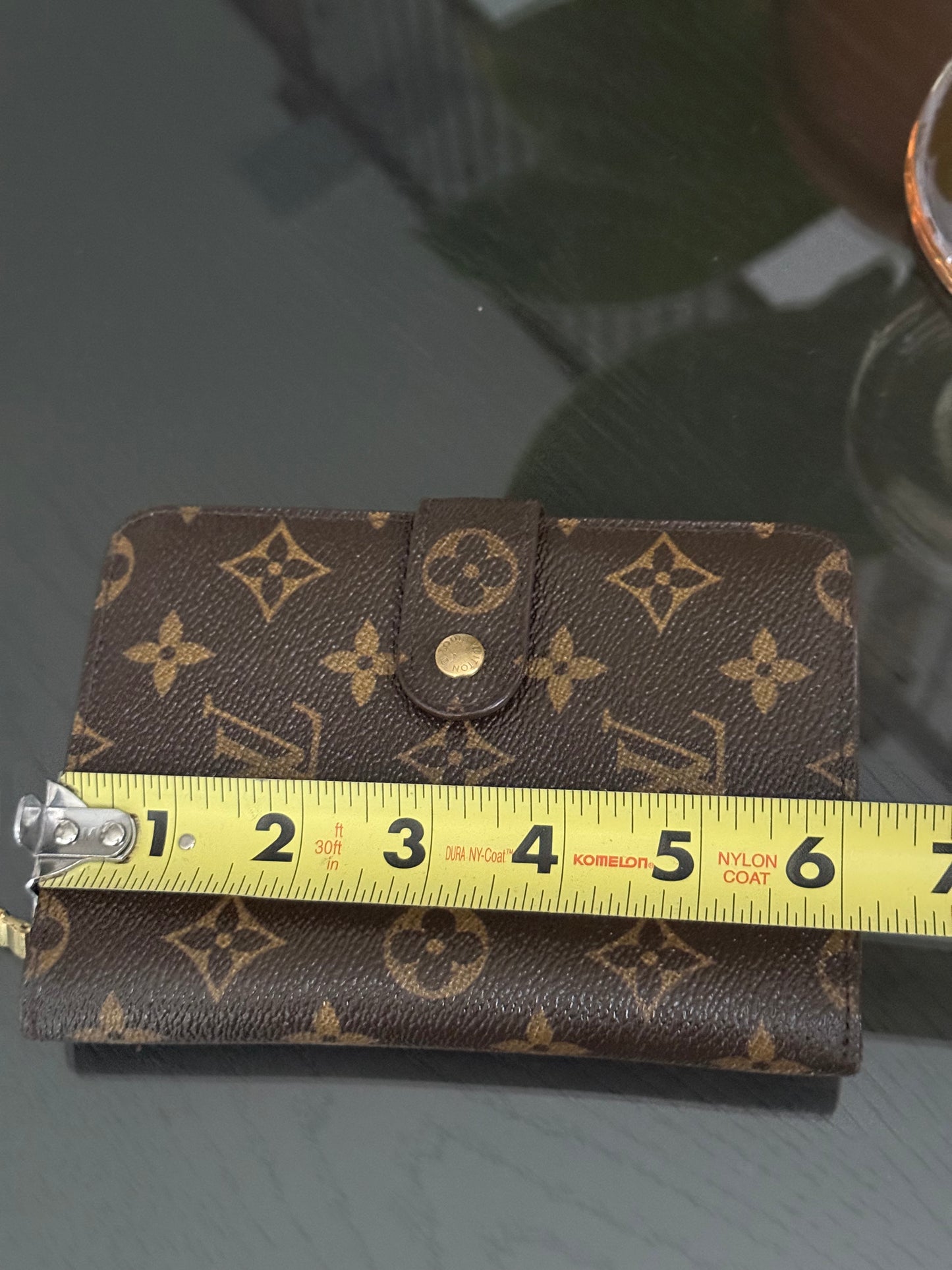 Monogram Papier Zip Passport Wallet -๐๏ธ Year: 1997