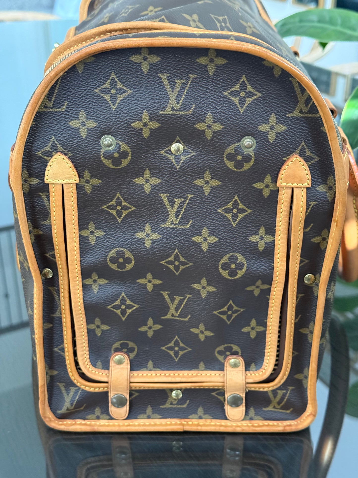 Sac Chien Monogram Pet Carrier 40 with Luggage Tag 🗓️ Year: 2004