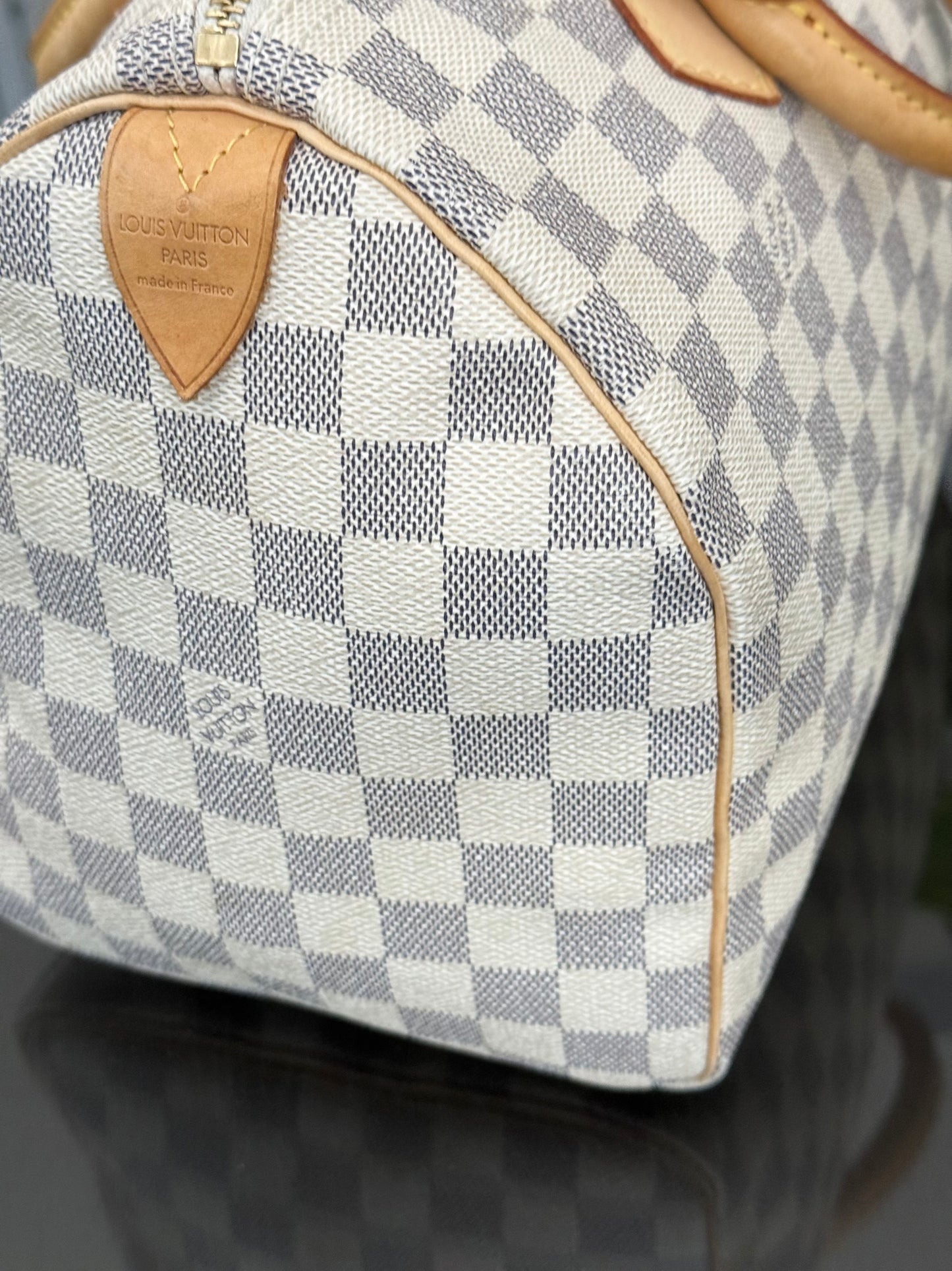 Speedy 30 in Damier Azur with lock π key, Dustbag and Insert Organizer -ποΈ Year 2007