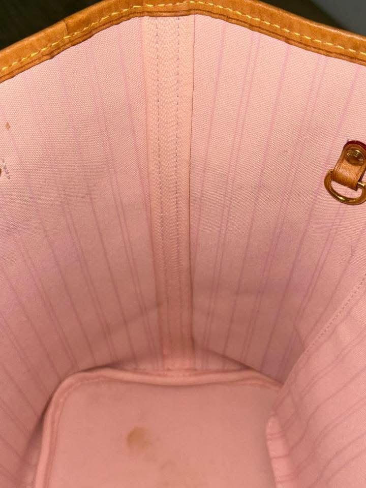 Neverfull MM in Rose Ballerine w/ Dustbag, Receipt and Insert Organizer -ποΈ Microchip