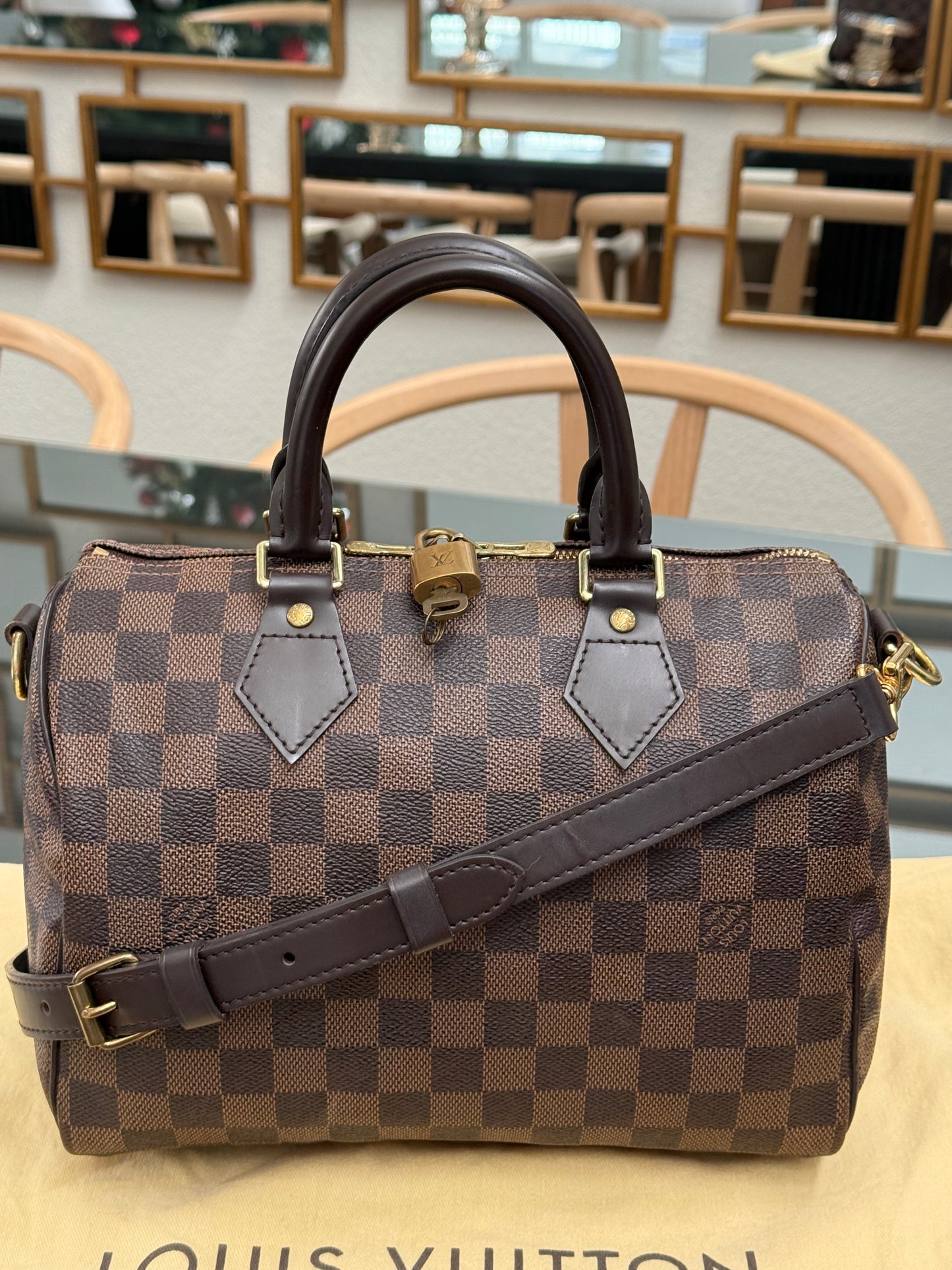 Speedy 25 Bandoulier in DE with π Lock, Key and Dustbag -Year: 2014