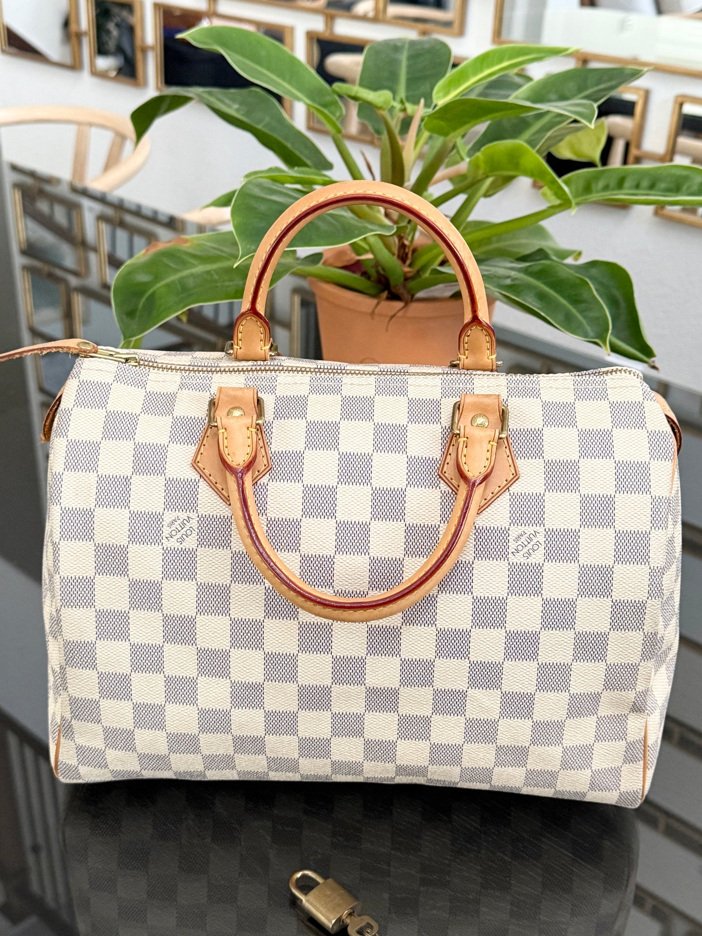Speedy 30 Azur with lock π key, Dustbag, insert organizer and twilly ποΈ Year: 2011