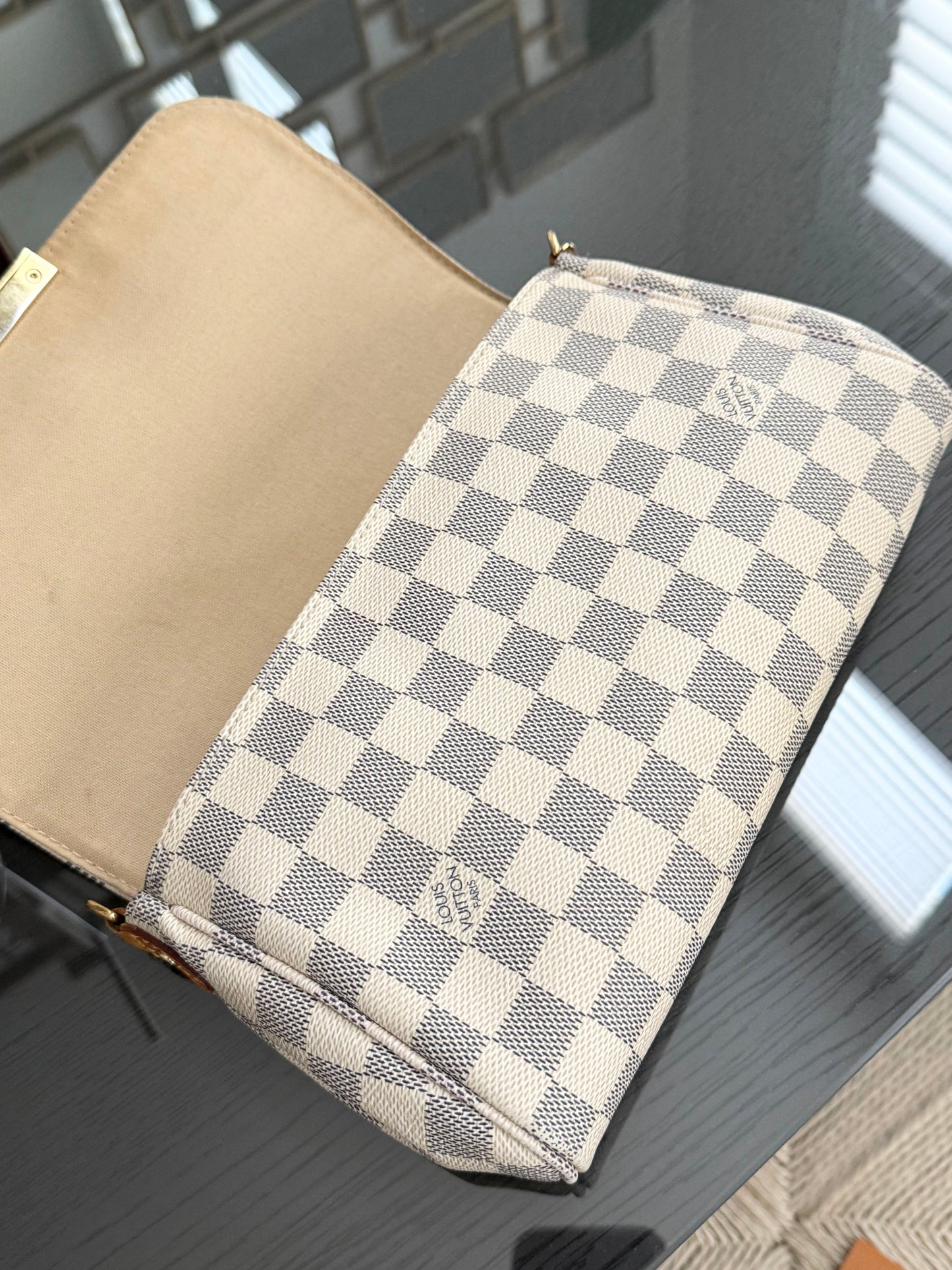 Favorite MM in Azur with Dustbag, Insert Organizer, Box and Paper bag -Year: 2015