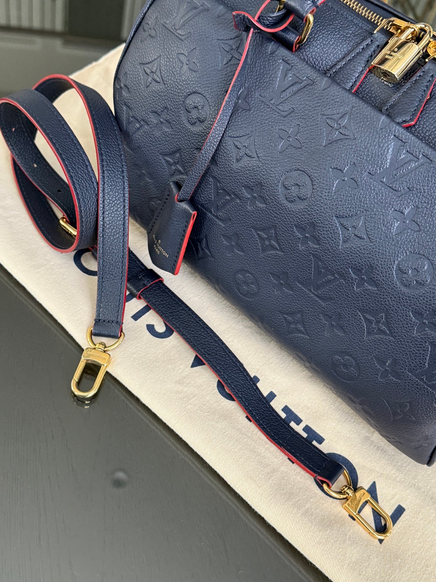 Empreinte Speedy 30 Bandoulier Marine Rouge with Dustbag ๐๏ธ Year: 2016