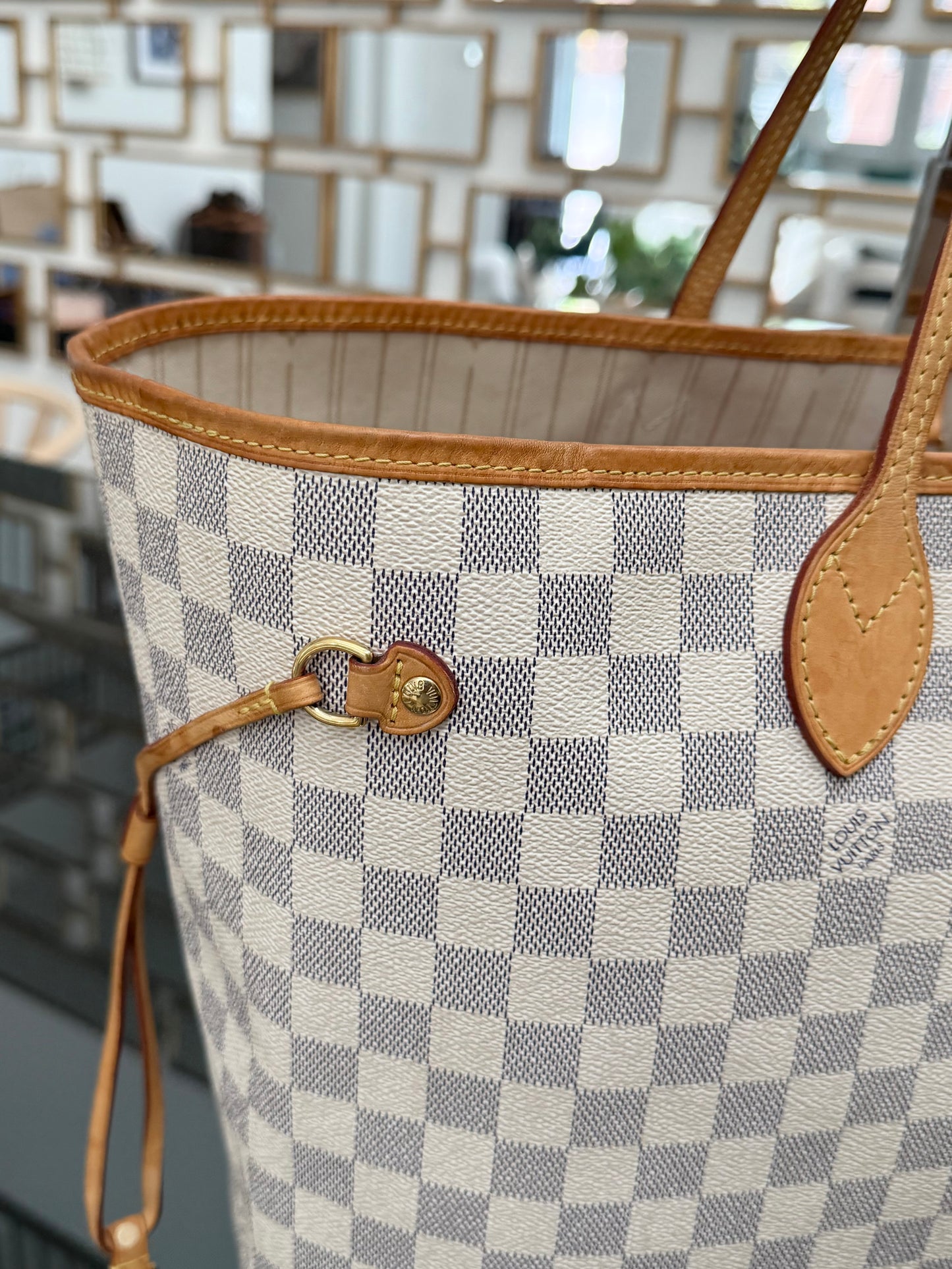 Neverfull GM in Azur with Dustbag Insert Organizer 🗓️ Year: 2011
