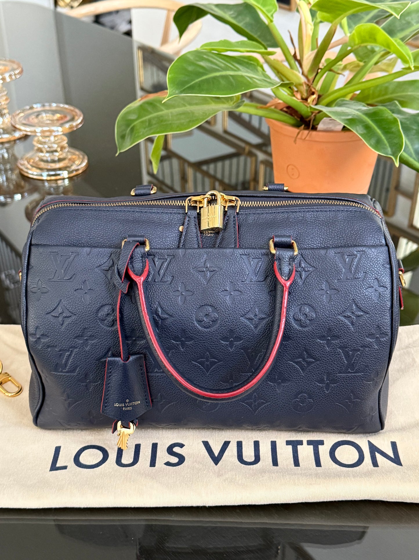 Empreinte Speedy 30 Bandoulier Marine Rouge with Dustbag ๐๏ธ Year: 2016