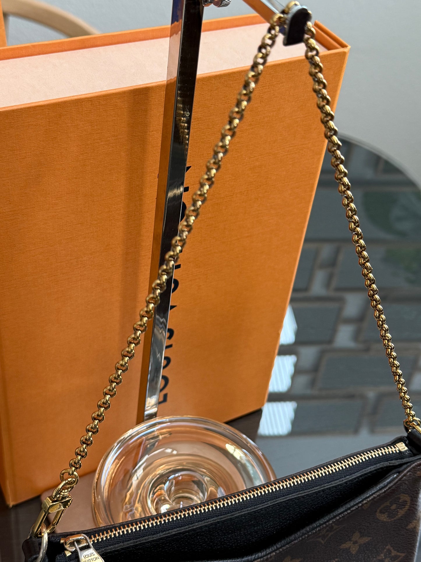 Pallas Clutch w/ Box , Receipt, and Paper bag-Year: 2017