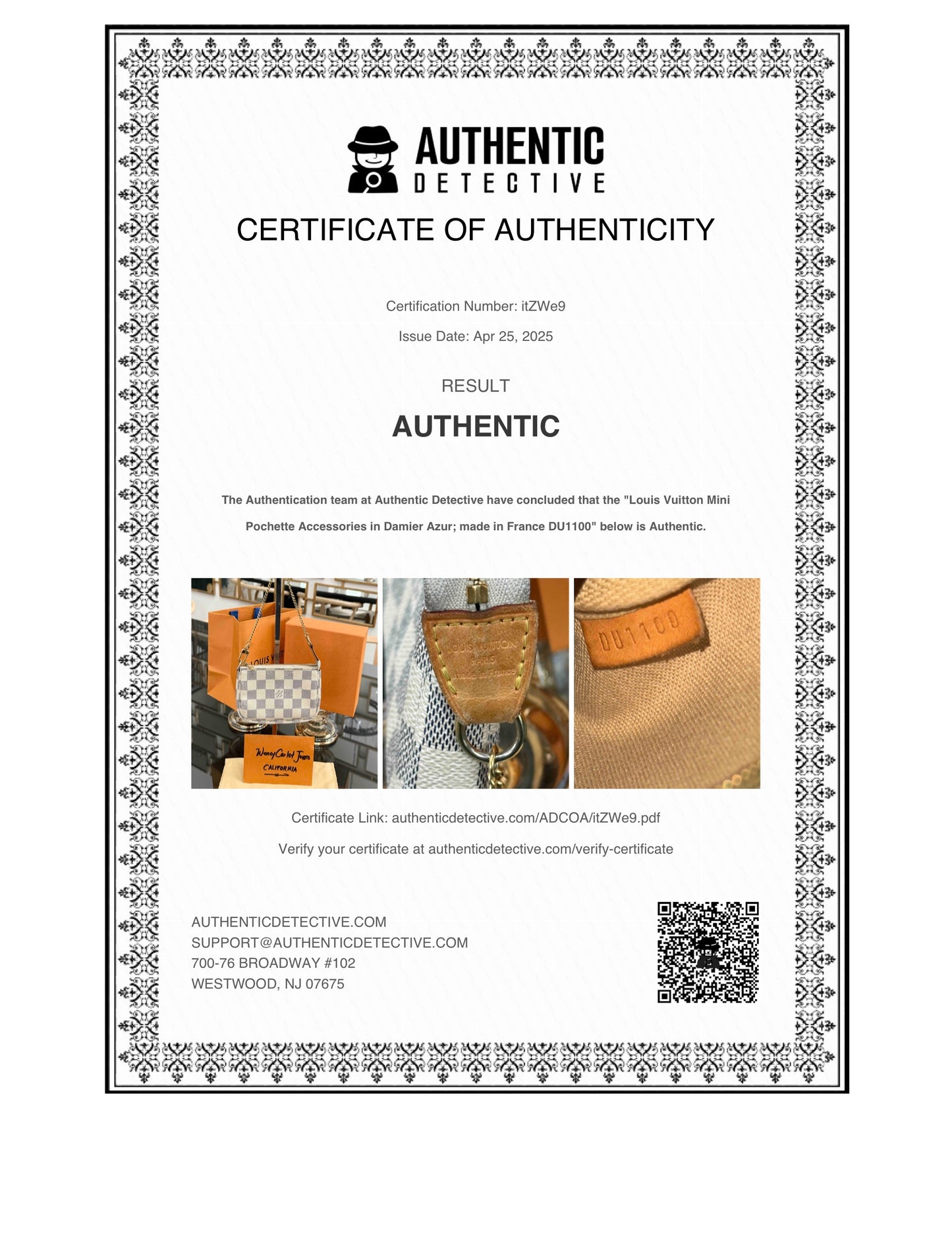 Mini Pochette Accessories in Azur - π
Year: 2010