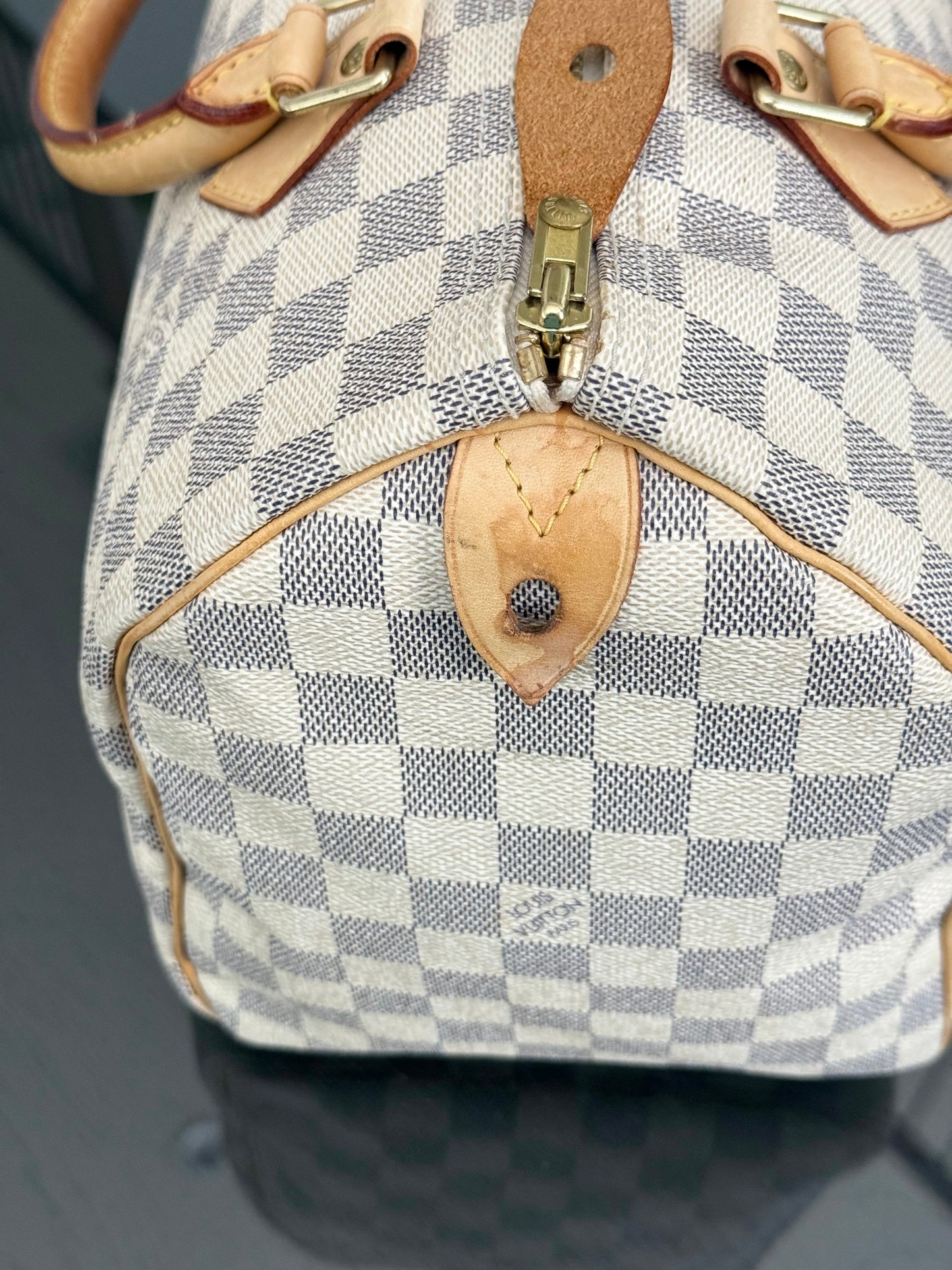 Speedy 30 in Damier Azur with lock π key, Dustbag and Insert Organizer -ποΈ Year 2007