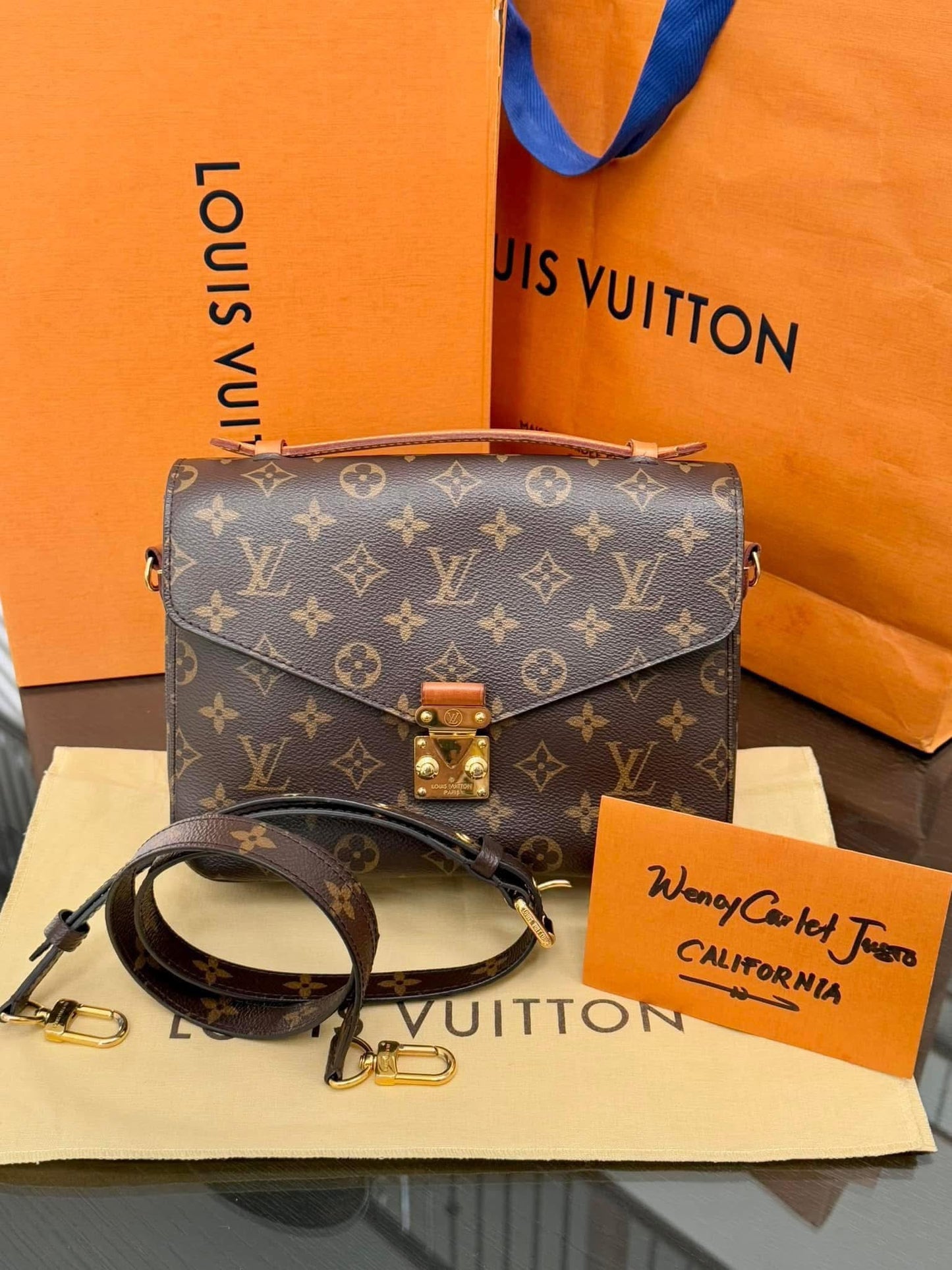 Pochette Metis with Box, Dustbag and Paper bag -Microchip & Authenticed