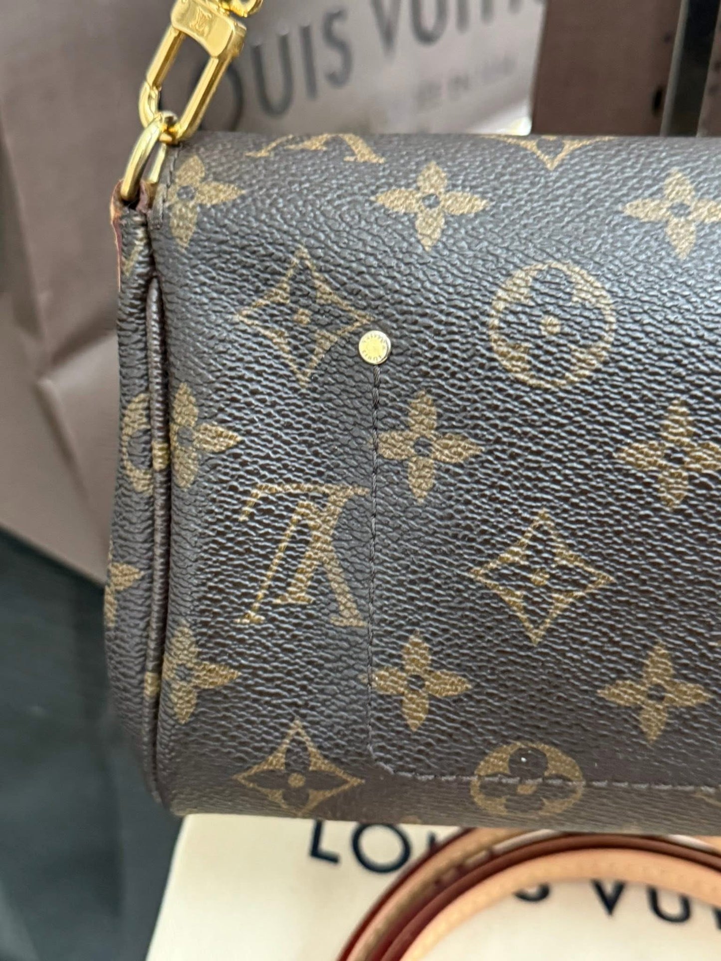 Favorite PM in Monogram with Dustbag, Box and Paper Bag -๐๏ธ Year: 2013