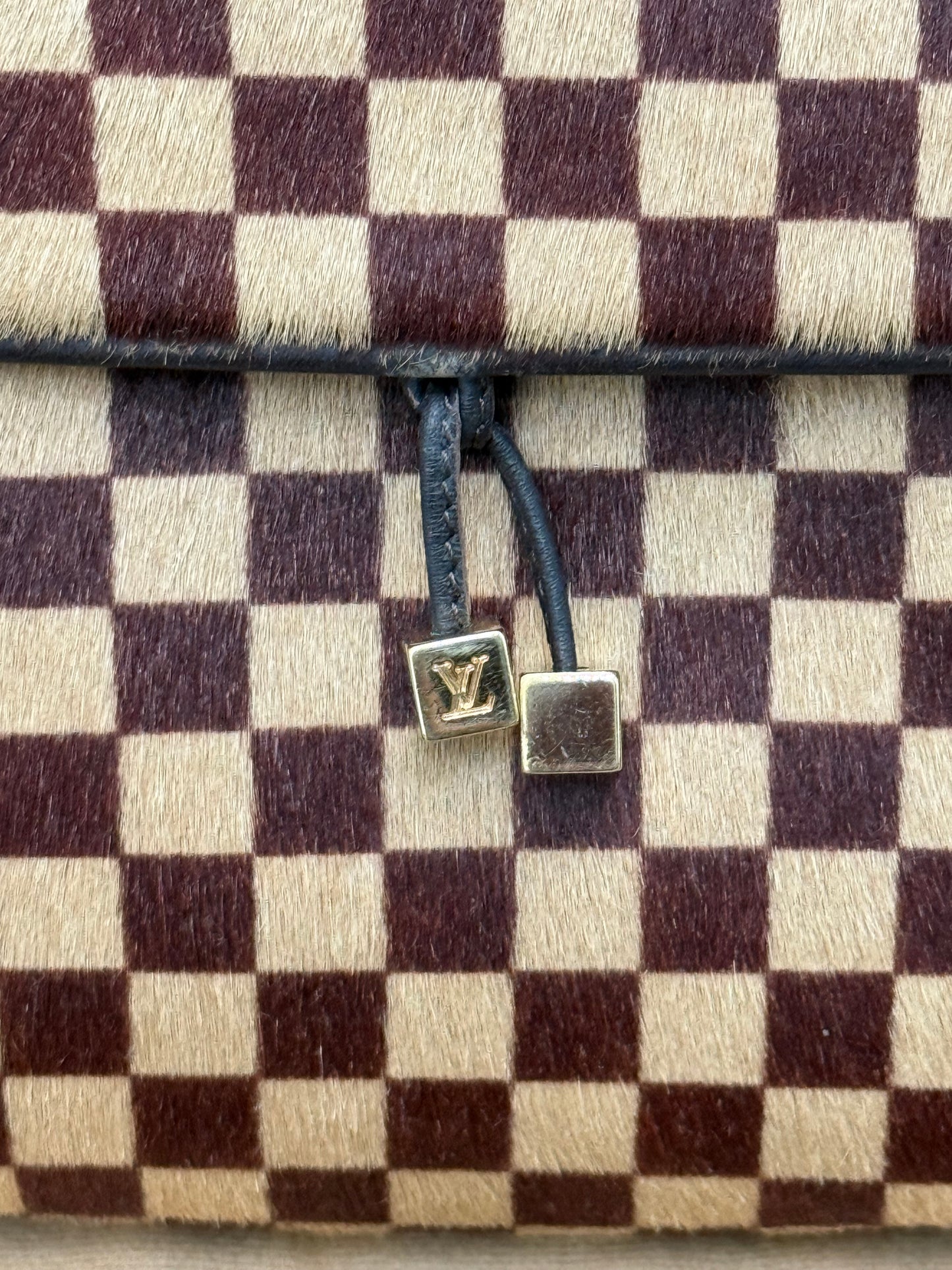 Damier Sauvage Gazelle Crossbody Pouch with Dustbag -🗓️ Year: 2001